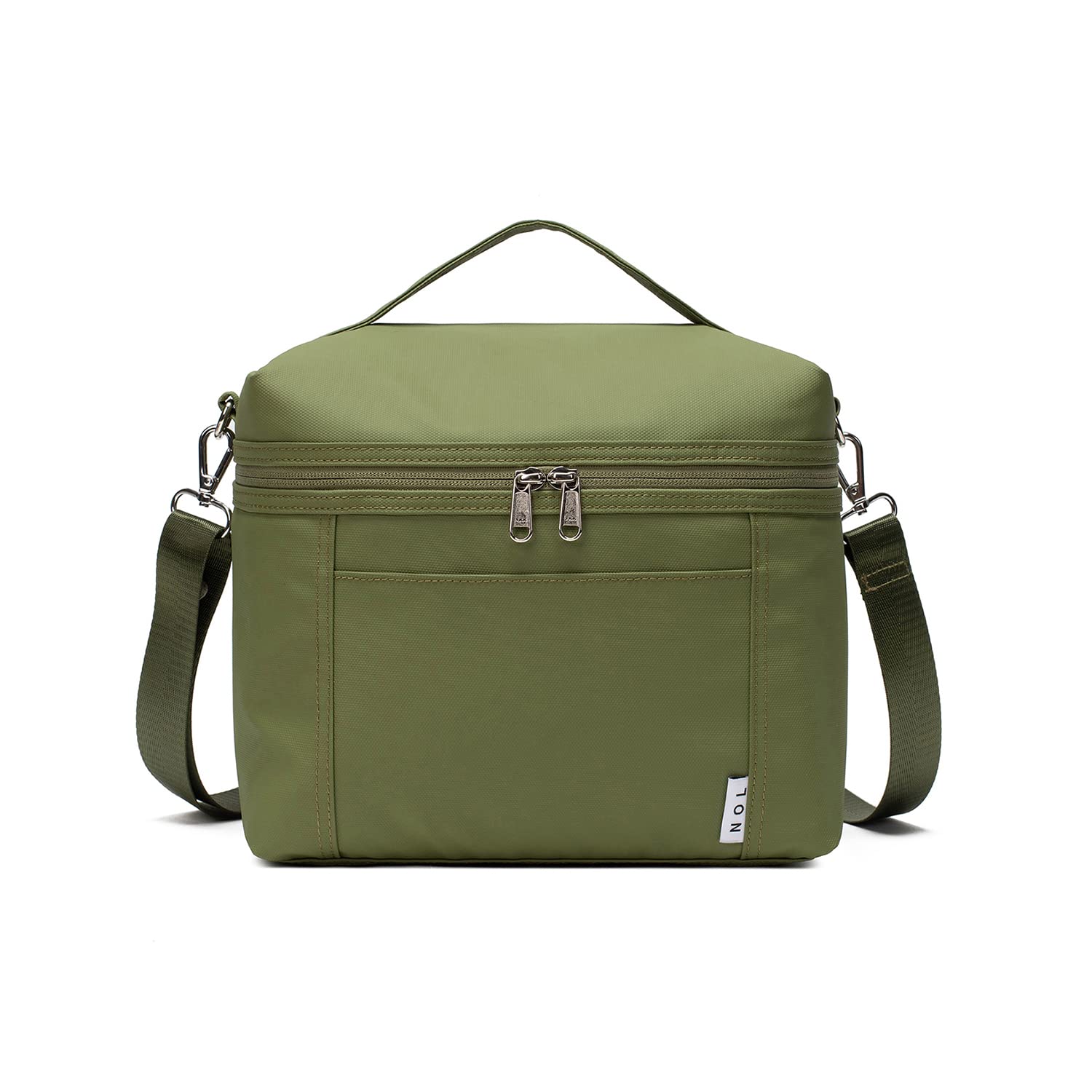 NOL Natural Organic Lifestyle Insulated Lunch Bags for Women - Lightweight Waterproof Nylon Cooler Bag for Work, Picnics & Outdoor Activities