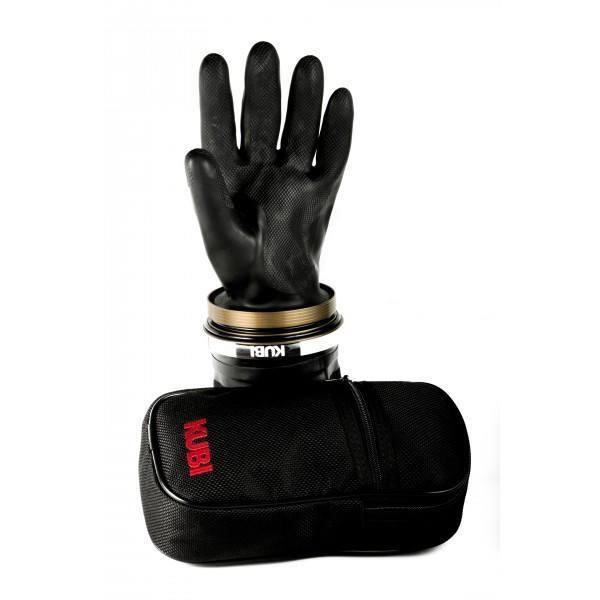 Kubi Fitted Dry Glove System - Waterproof Diving Gloves for Scuba & Commercial Diving (Half Set, Glove Side) - Perfect for Cold Water Diving, Underwater Work & Professional Diving Gear