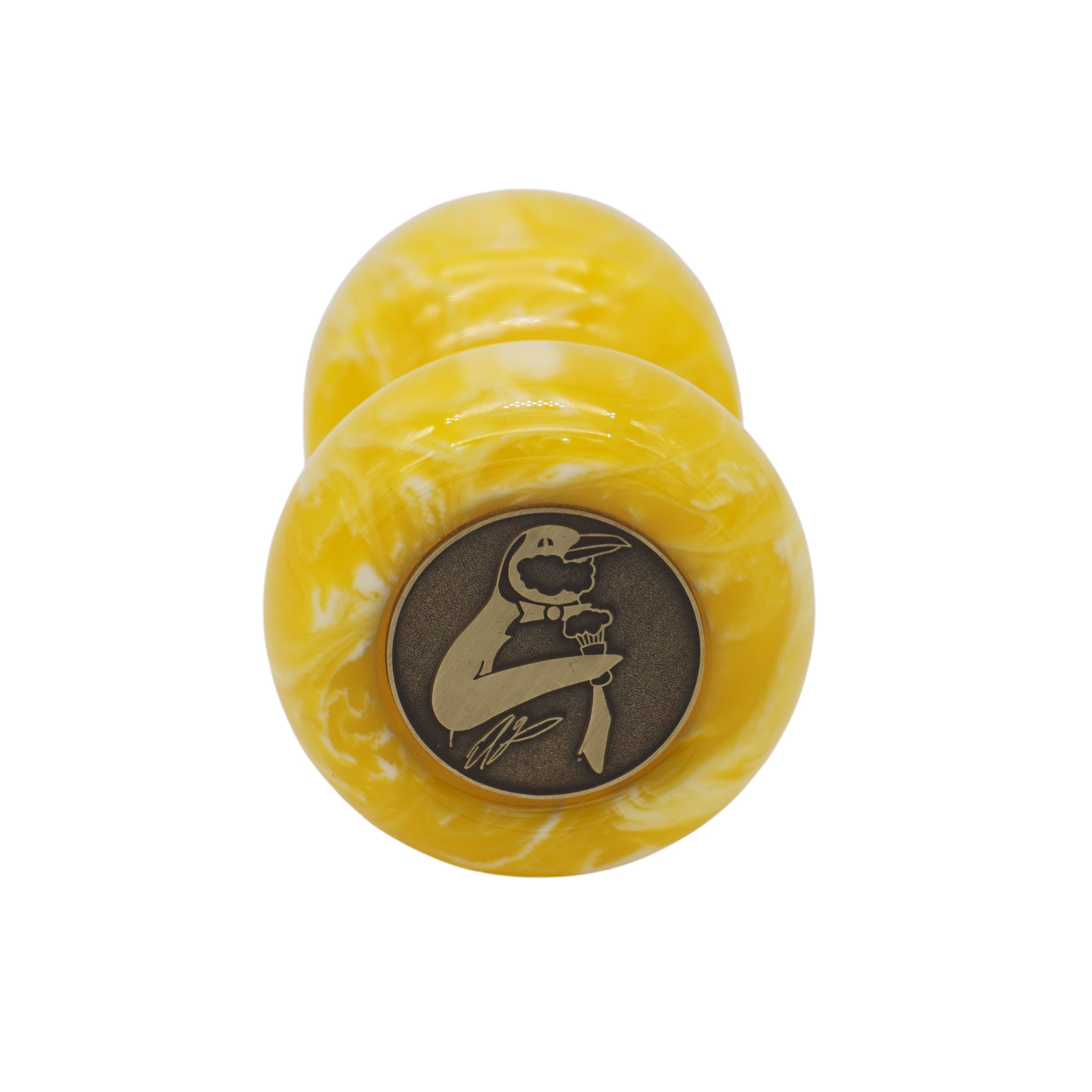 Premium Lemon Drop Handcrafted Shaving Brush Handle - Fits 28mm & 30mm Knots - Perfect for Wet Shaving & Grooming Gifts for Men
