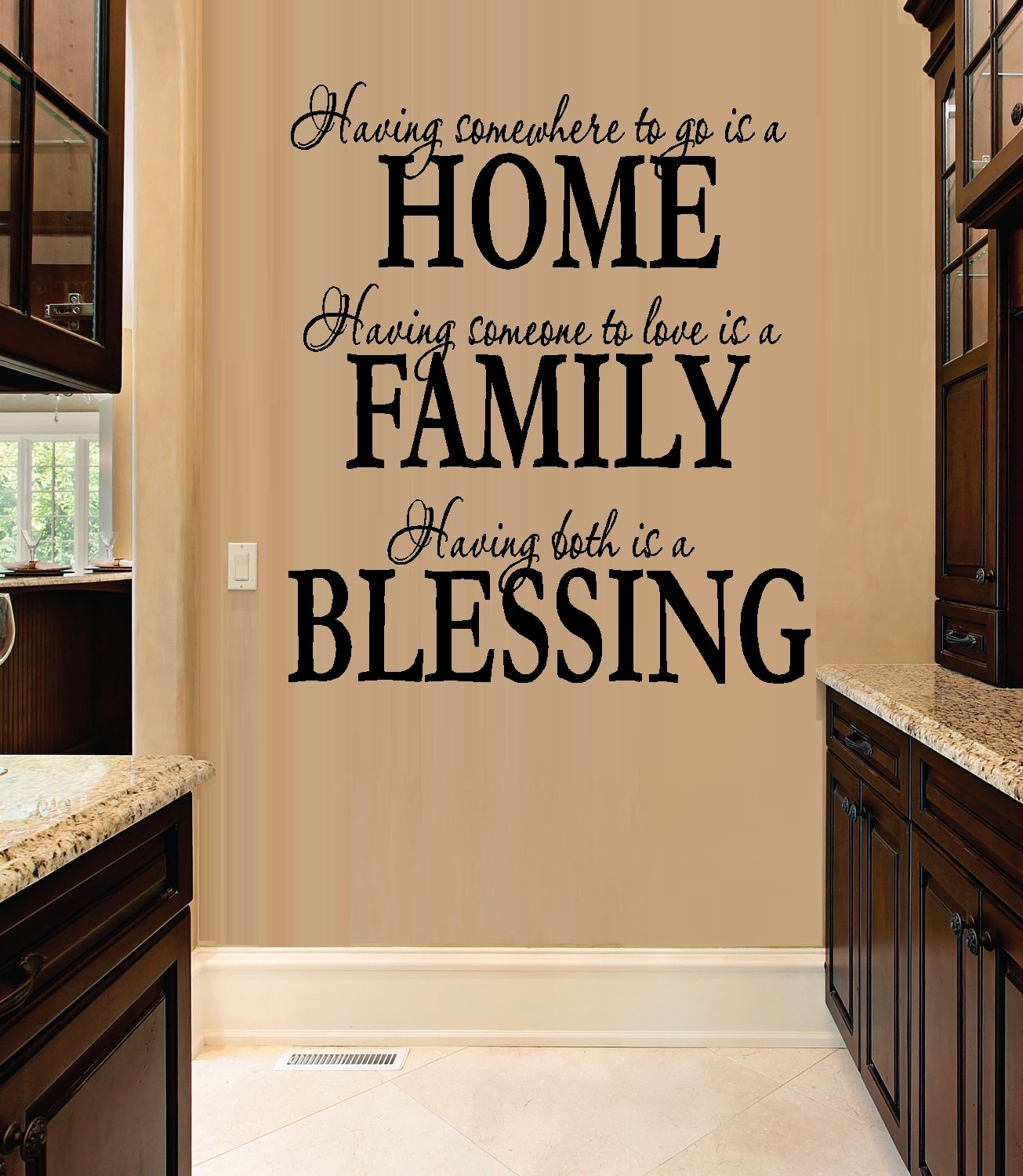 BestPricedDecals Home Family Blessing #2 Wall Decal - 20