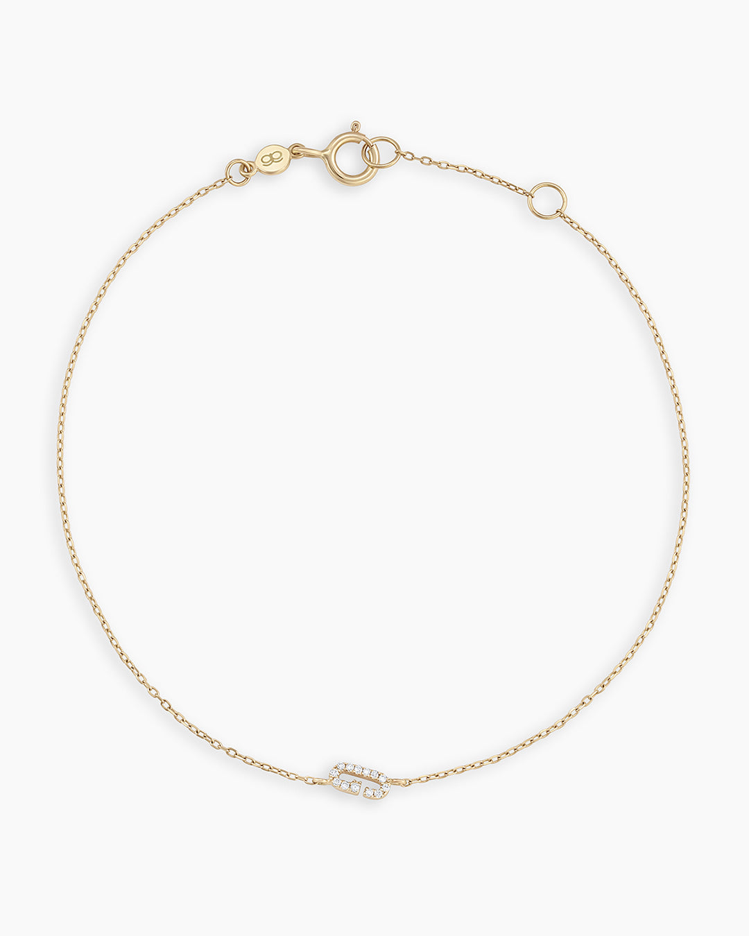 Diamond Pavé Alphabet Bracelet - Personalized Initial Letter Bracelet for Women, Sterling Silver or Gold Plated, Elegant Gift for Birthday, Anniversary, Valentine's Day | Perfect for Everyday Wear & Special Occasions