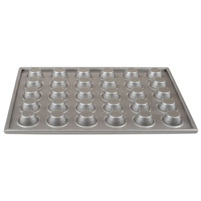 Non-Stick Mini Muffin Pan - 30 Cup Small Baking Tray for Cupcakes, Brownies & Hors d'Oeuvres | Perfect for Parties, Holiday Baking & Kids Snacks