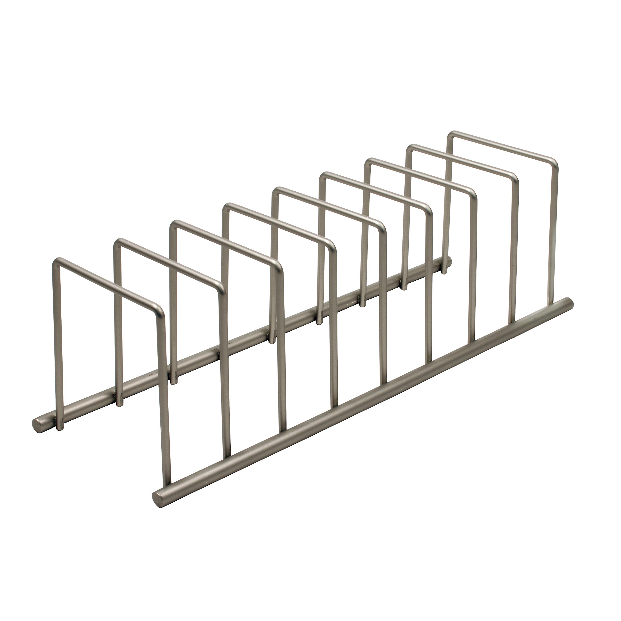 Euro Kitchen Organizers for Plates, Cutting Boards, Bakeware, Pots & Pans - Space Saving Vertical Storage Rack for Kitchen Countertops & Cabinets