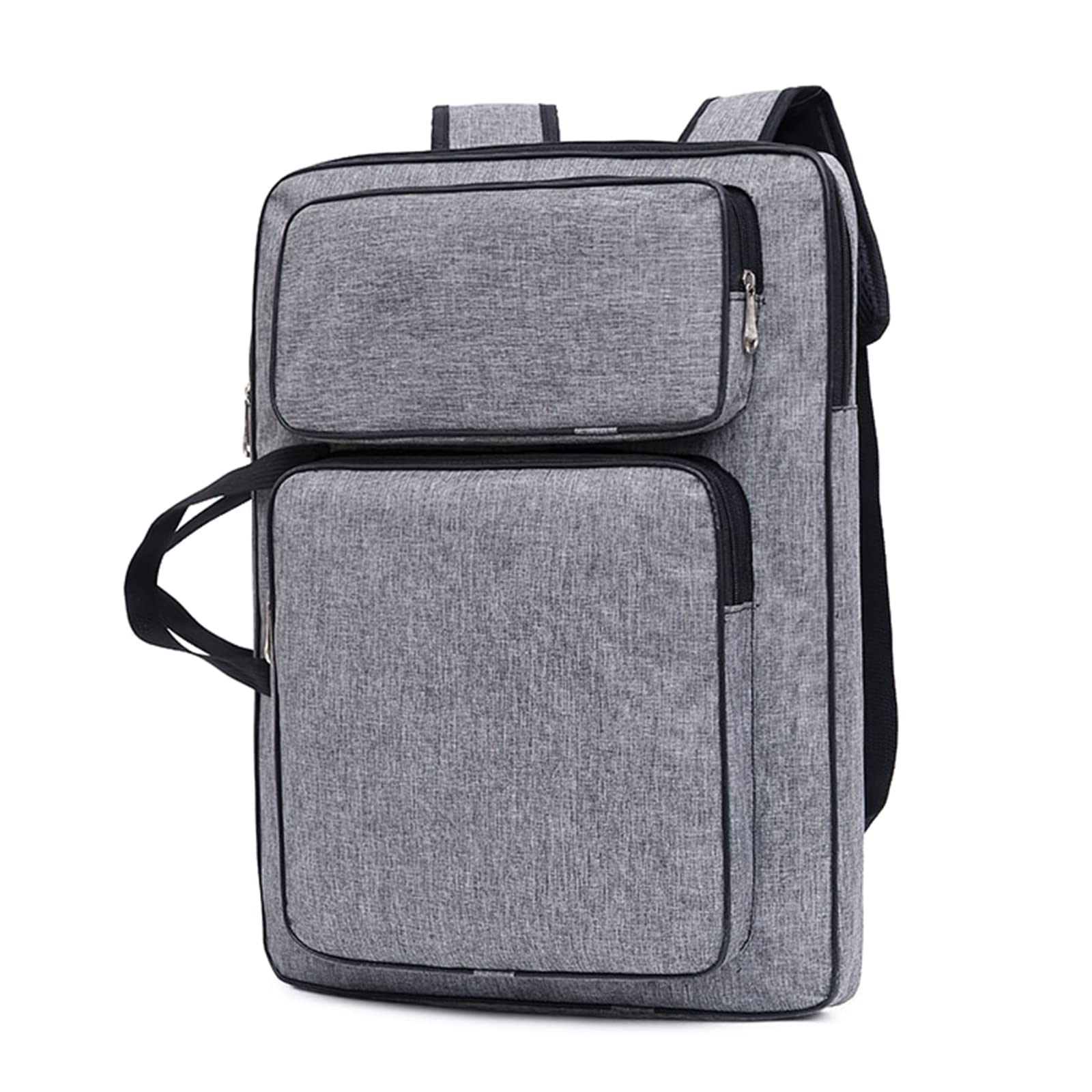 Professional 8K Artist Portfolio Backpack - Waterproof Art Storage Bag with Adjustable Drawing Board, 19.7”x14.6”x2.4” Gray - Perfect for Painting, Drawing & Sketching Supplies - Ideal for Art Students, Professionals & Outdoor Creatives