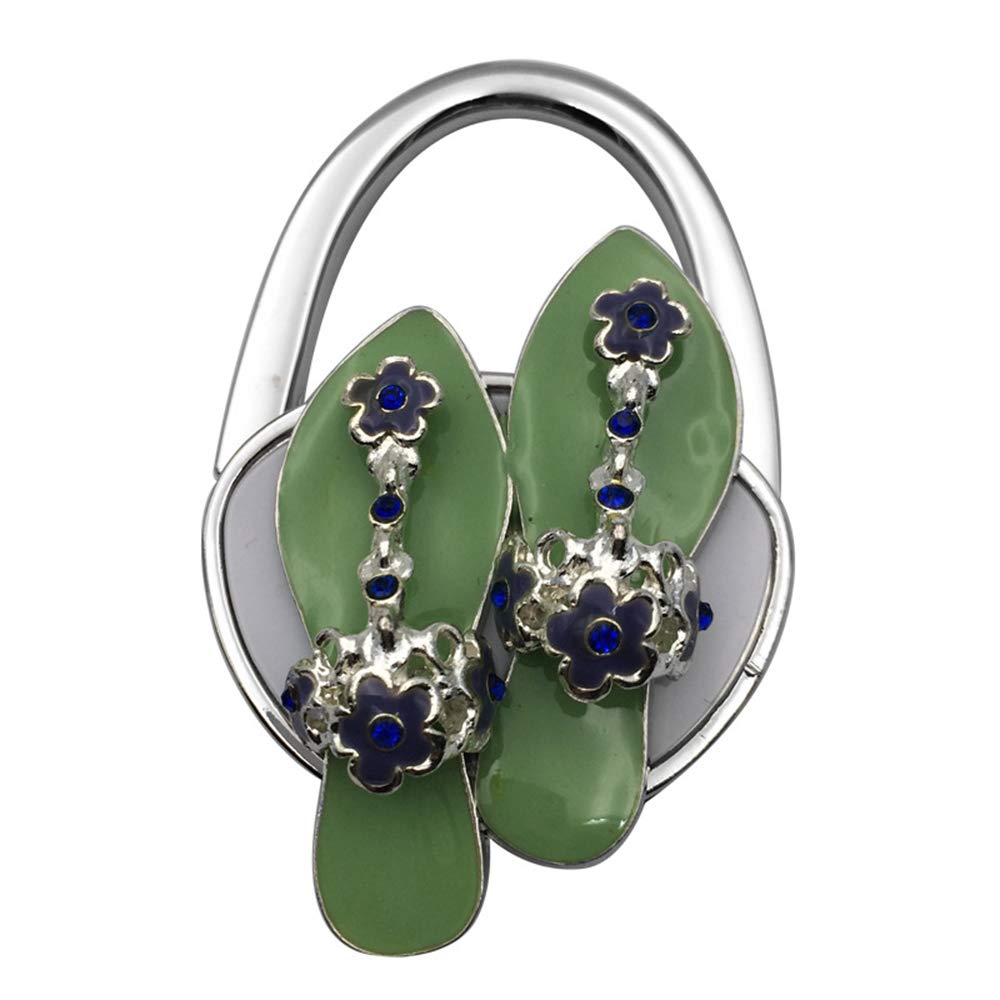 Foldable Metal Purse Hook & Hanger - Portable Handbag Holder for Tables, Restaurants, and Travel - Perfect for Dining Out, Shopping, and Keeping Your Bag Clean