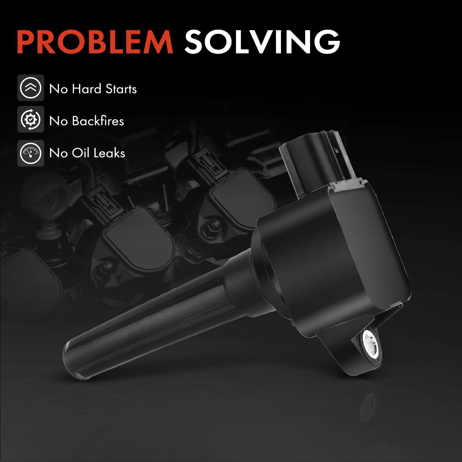 Premium Ignition Coil Pack for Mitsubishi Lancer 2008-2012 2.0L Turbo - High Performance Engine Replacement Part - Perfect for Daily Driving & Performance Upgrades