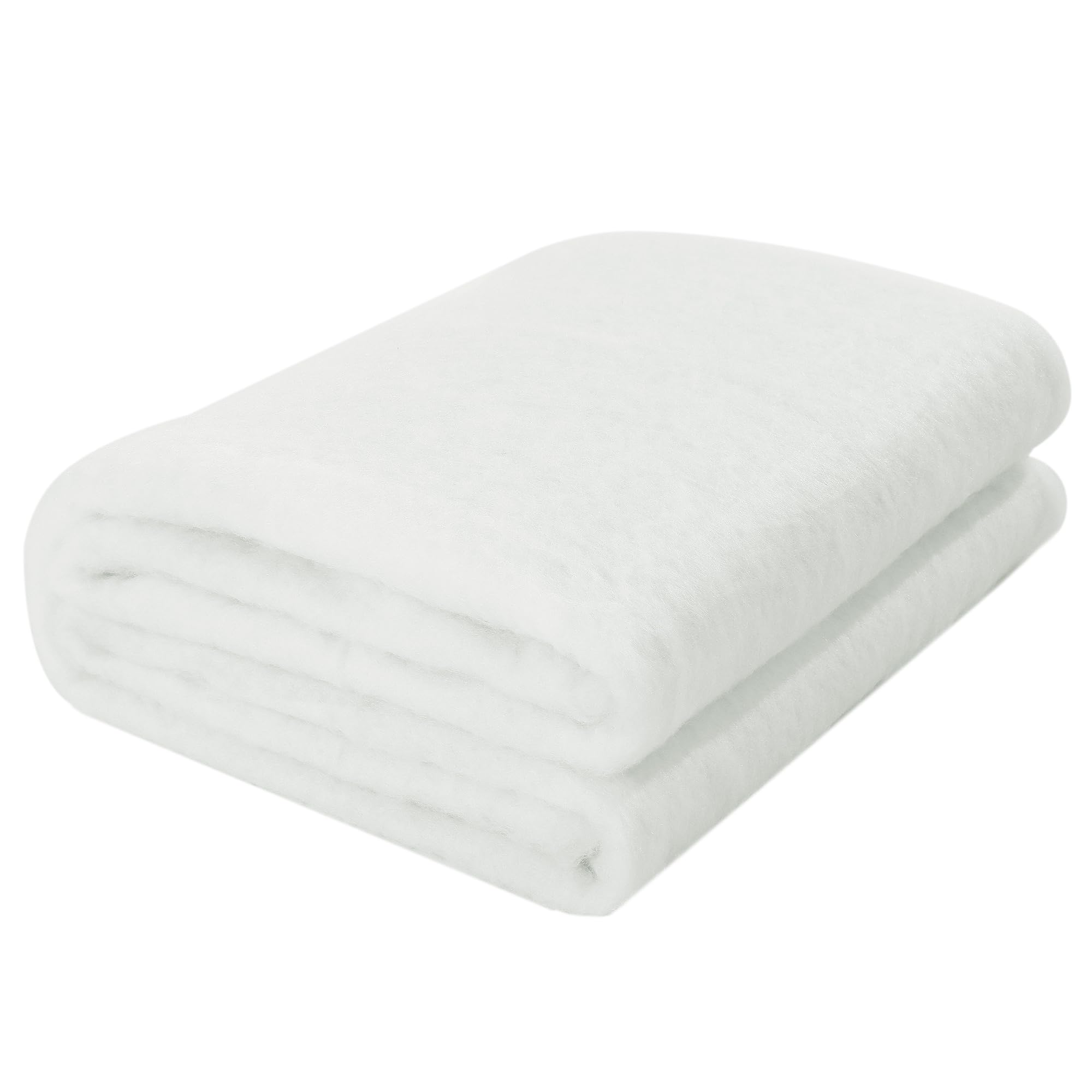HOMBYS 100% Microfiber Quilt Batting - Ultra Soft & Durable Warm Quilting Material for DIY Crafts, Bedding & Wearable Arts (120