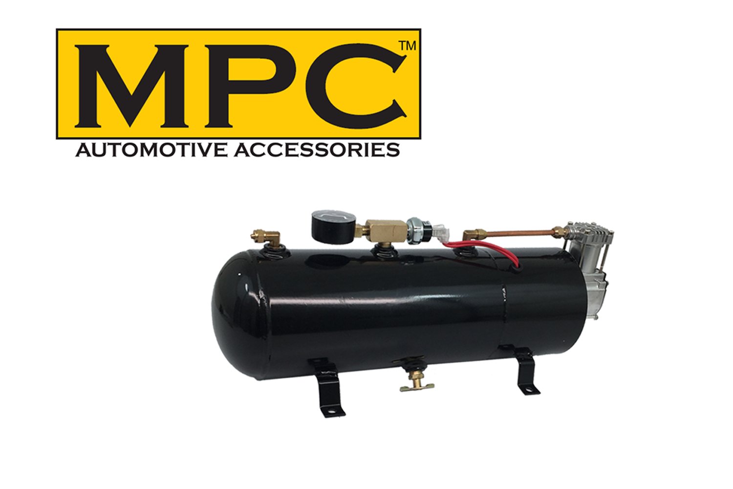 3-Trumpet Train Air Horn Kit - 110 PSI High-Pressure System, 150dB+ Loud Sound for Trucks, Boats, Emergency Vehicles - Perfect for Safety Alerts & Off-Road Adventures