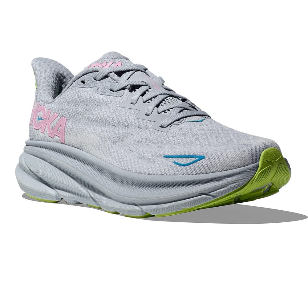 Hoka Women's Clifton 9 Wide Running Shoes - Lightweight Cushioned Sneakers for Road Running, Jogging & Walking - Comfortable Athletic Shoes for Women with Arch Support