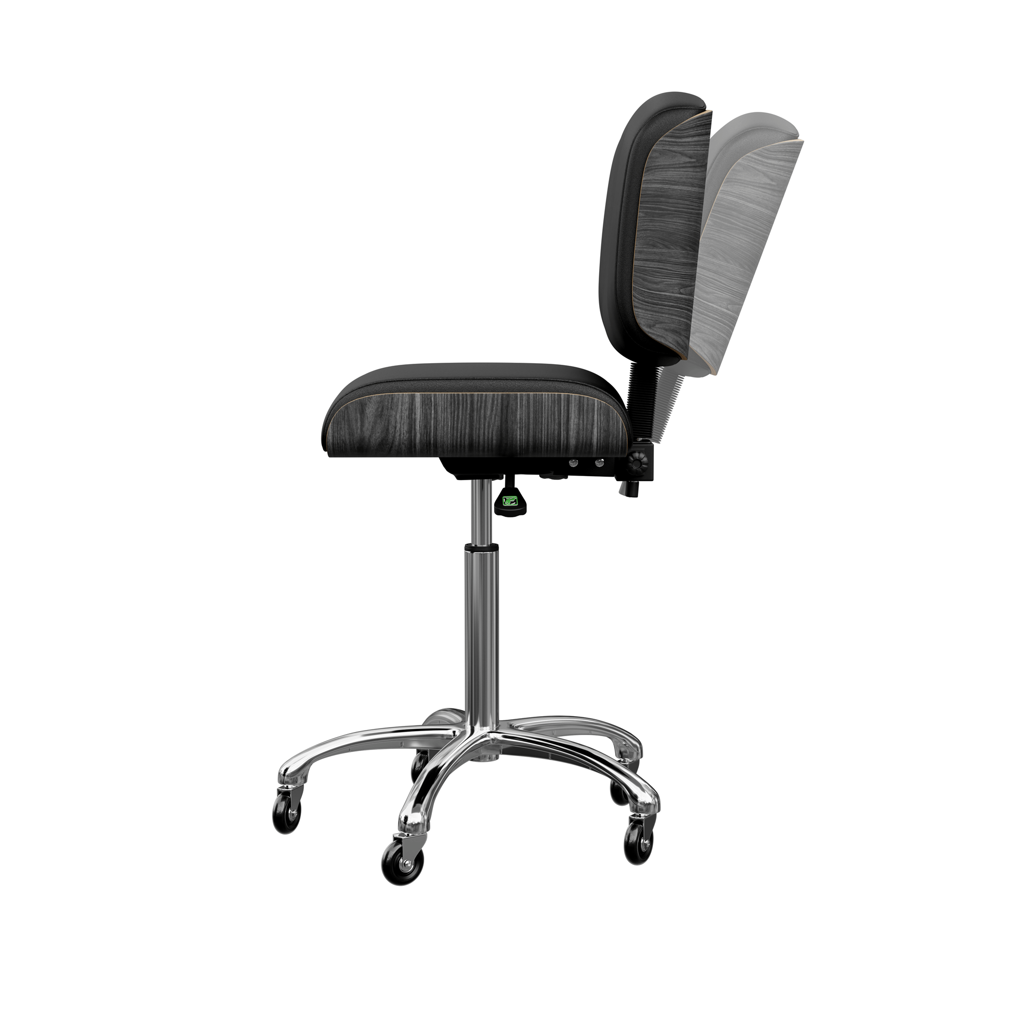 BENTLEY Luxury Beauty Esthetician Stool - Adjustable Rolling Stool for Salon, Spa & Makeup Artists - Ergonomic Hydraulic Styling Chair with Wheels - Perfect for Facial Treatments, Nail Art & Tattoo Parlors