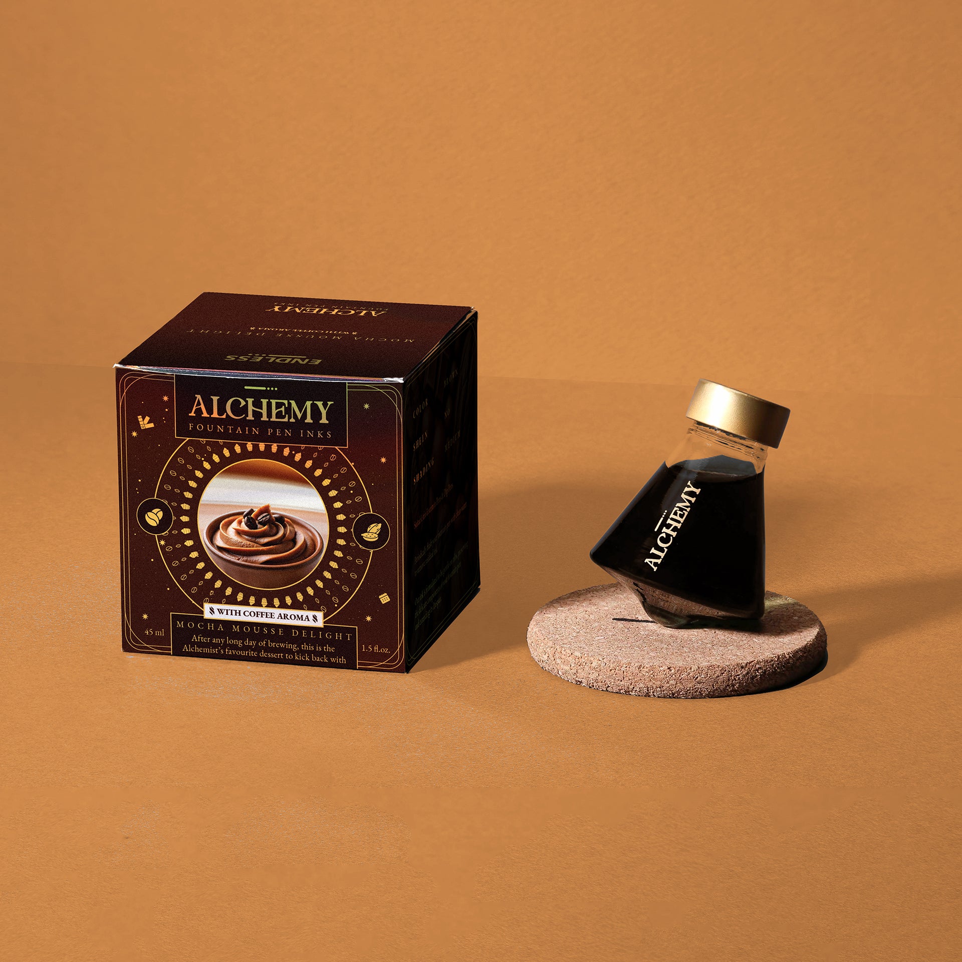 Premium Endless Alchemy Fountain Pen Ink - 45ml Bottle, Smooth Writing for Calligraphy & Journaling - Perfect for Artists, Writers & Pen Enthusiasts