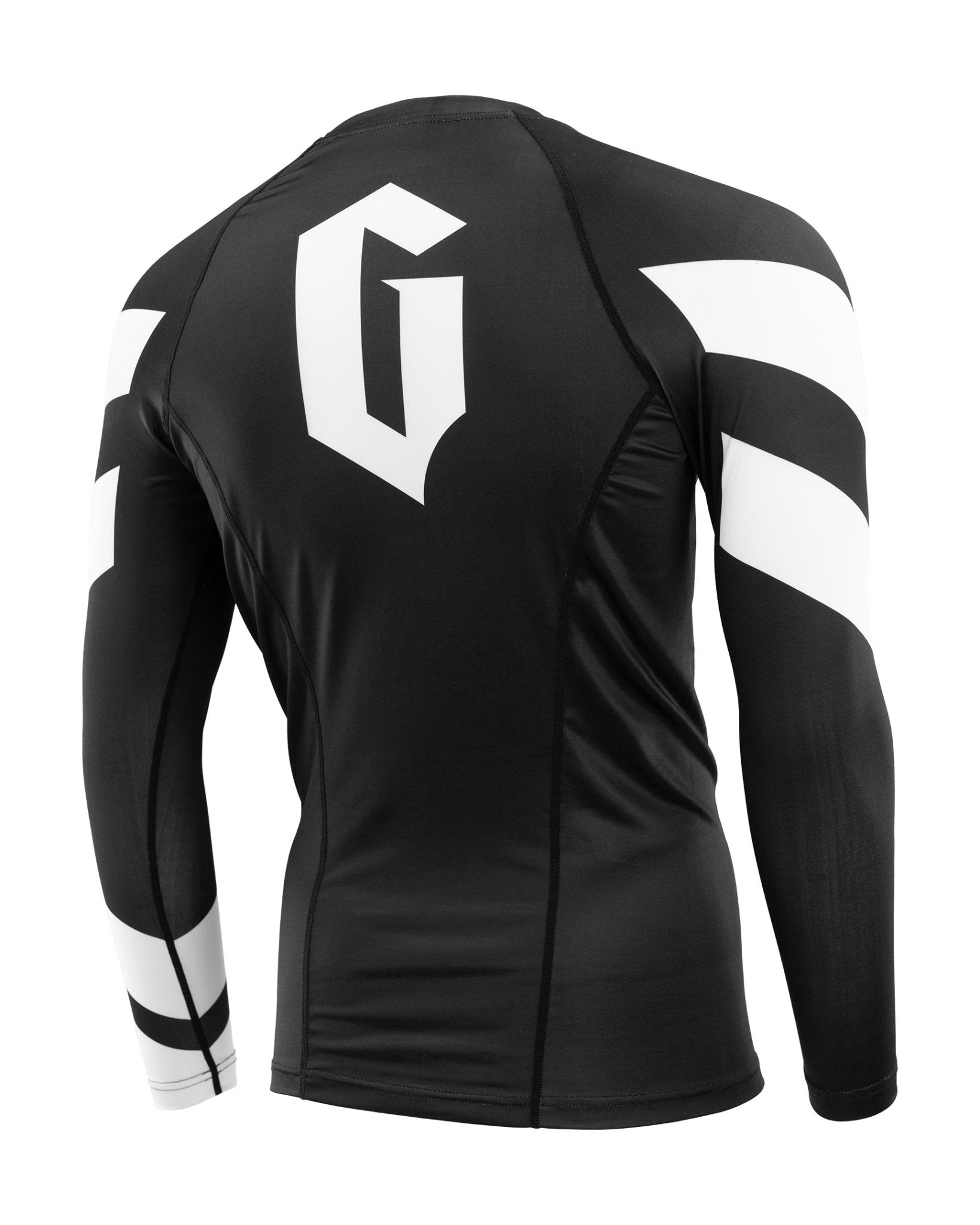 Men's Long Sleeve Pro Ranked Rash Guard - UPF 50+ Sun Protection for Surfing, MMA & Water Sports