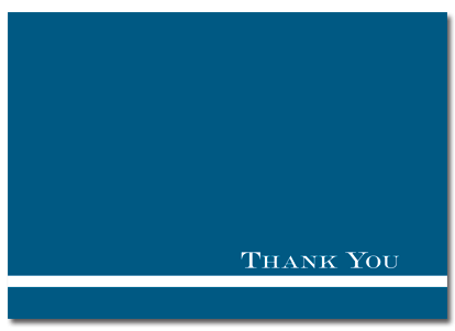 Premium Midnight Blue Thank You Note Cards with Envelopes - Elegant Stationery for Weddings, Graduations & Appreciation Gifts