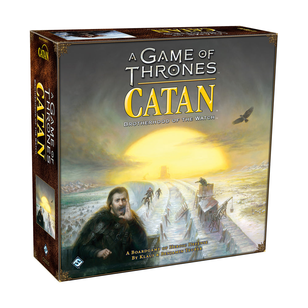 Game of Thrones Catan: Brotherhood of the Watch Board Game - Strategy Adventure Game for Adults & Teens - Perfect for Family Game Nights & Fantasy Fans