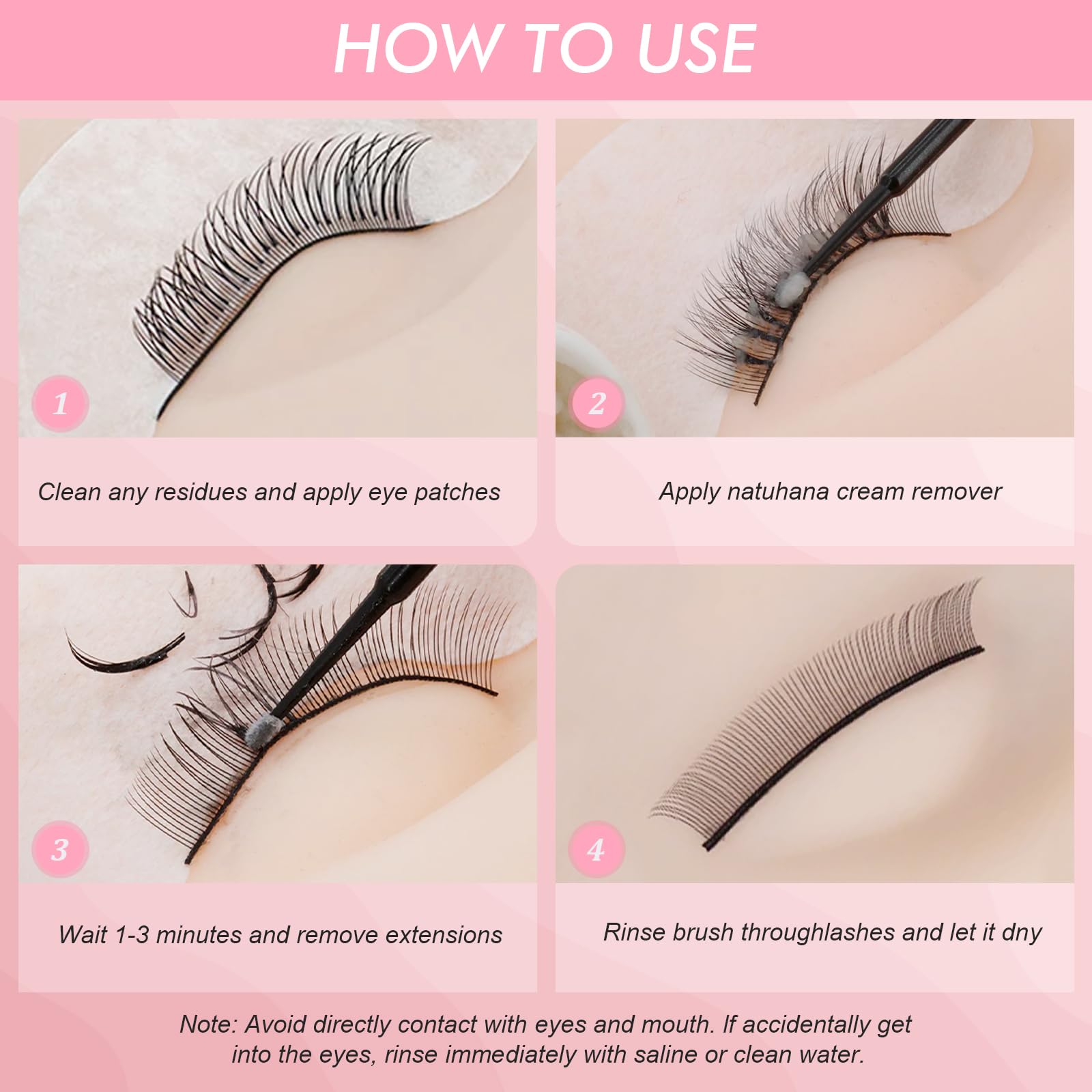 Gentle Lash Remover for Eyelash Extensions - Low Irritation Formula for Sensitive Skin, Fast-Dissolving Original Flavor Cream (10g) | Professional Salon & Home Use | Perfect for Eyelash Extension Removal & Maintenance