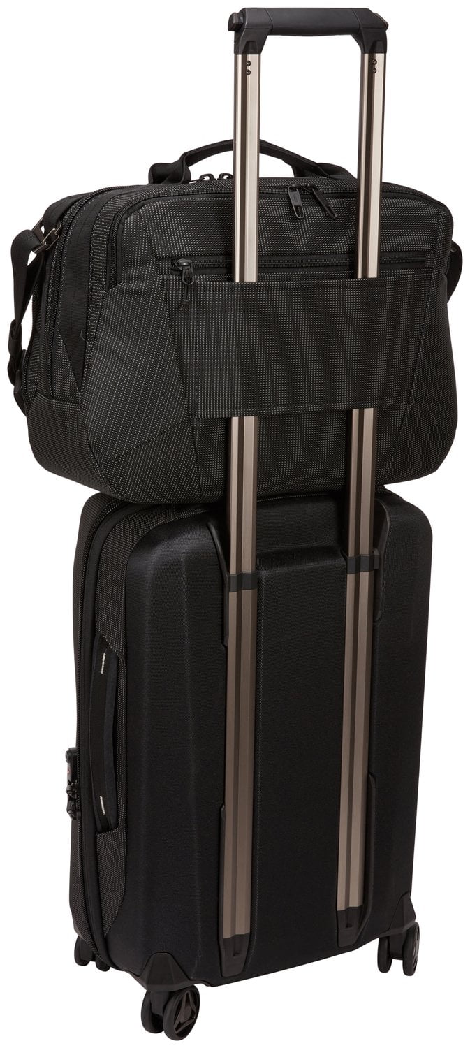 Thule Crossover 2 Rolling Luggage - Durable Black Carry-On Boarding Bag for Air Travel | Perfect for Business Trips & Weekend Getaways
