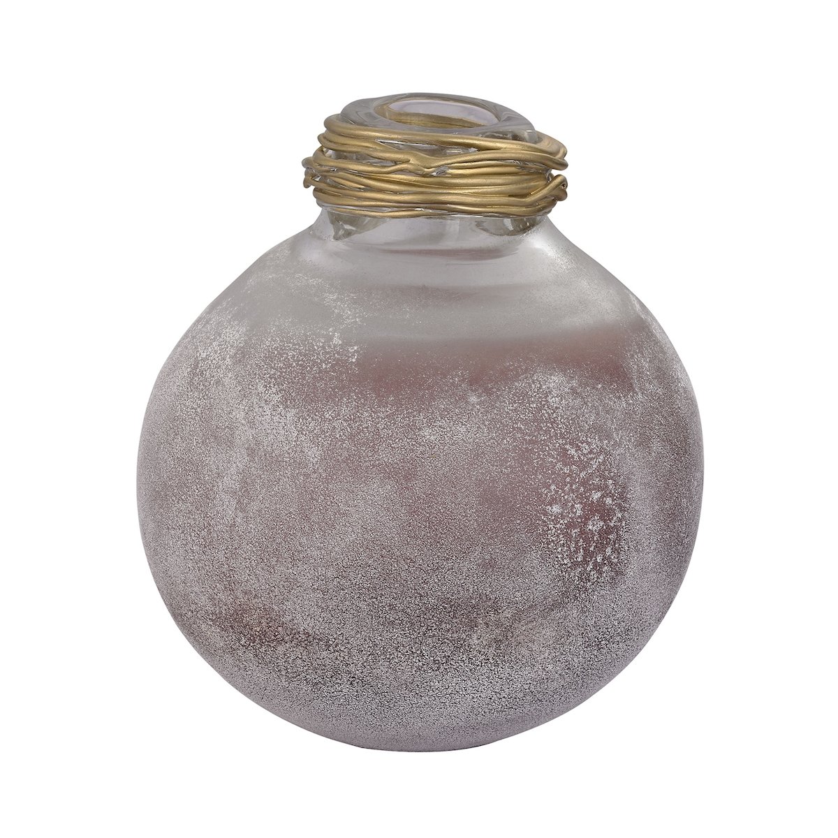 ELK 4154-025 Gold and Purple Decorative Vase Jar Bottle - Elegant Home Decor for Living Room, Dining Table, Wedding Centerpiece, and Gift Giving