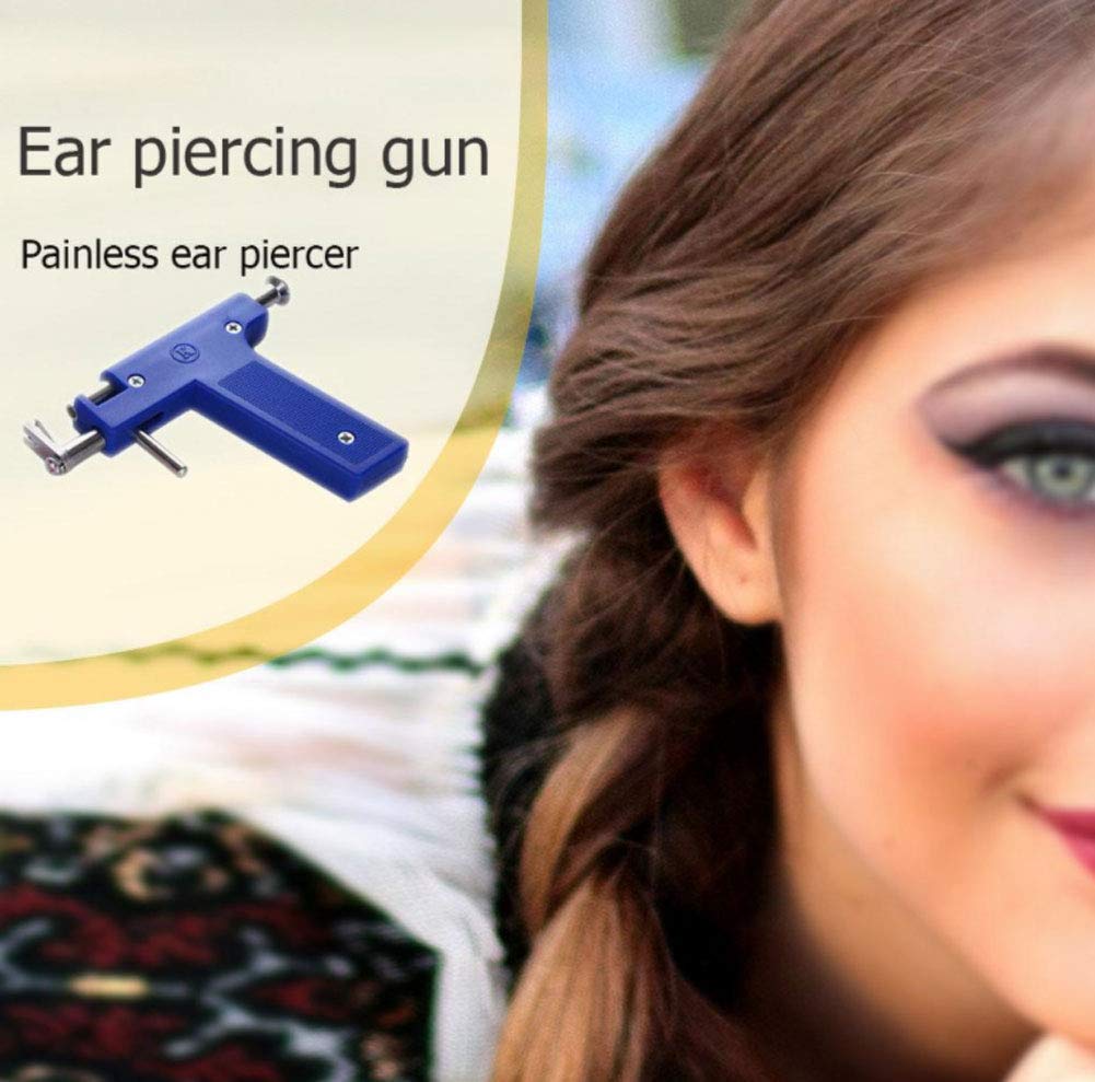 MUCH Professional Ear Piercing Kit with 98 Stainless Steel Studs - Body Piercing Gun Tool Set for Safe Ear Piercing at Home or Salon | Perfect for First-Time Piercings, Gifts & DIY Jewelry Making
