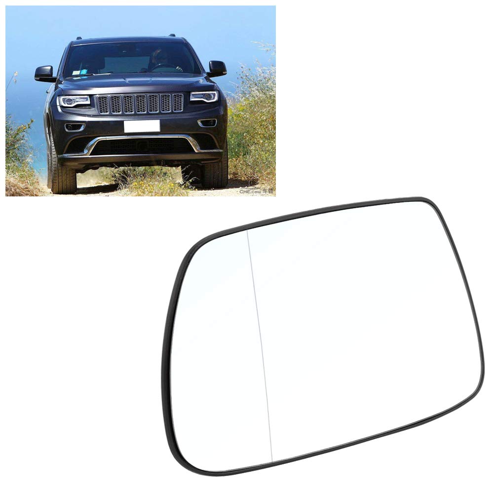 2005-2010 Dodge Grand Caravan Left Side Heated Wing Mirror 5142877AA - Replacement Driver Side View Mirror with Defrost Function for Winter Driving & Enhanced Safety