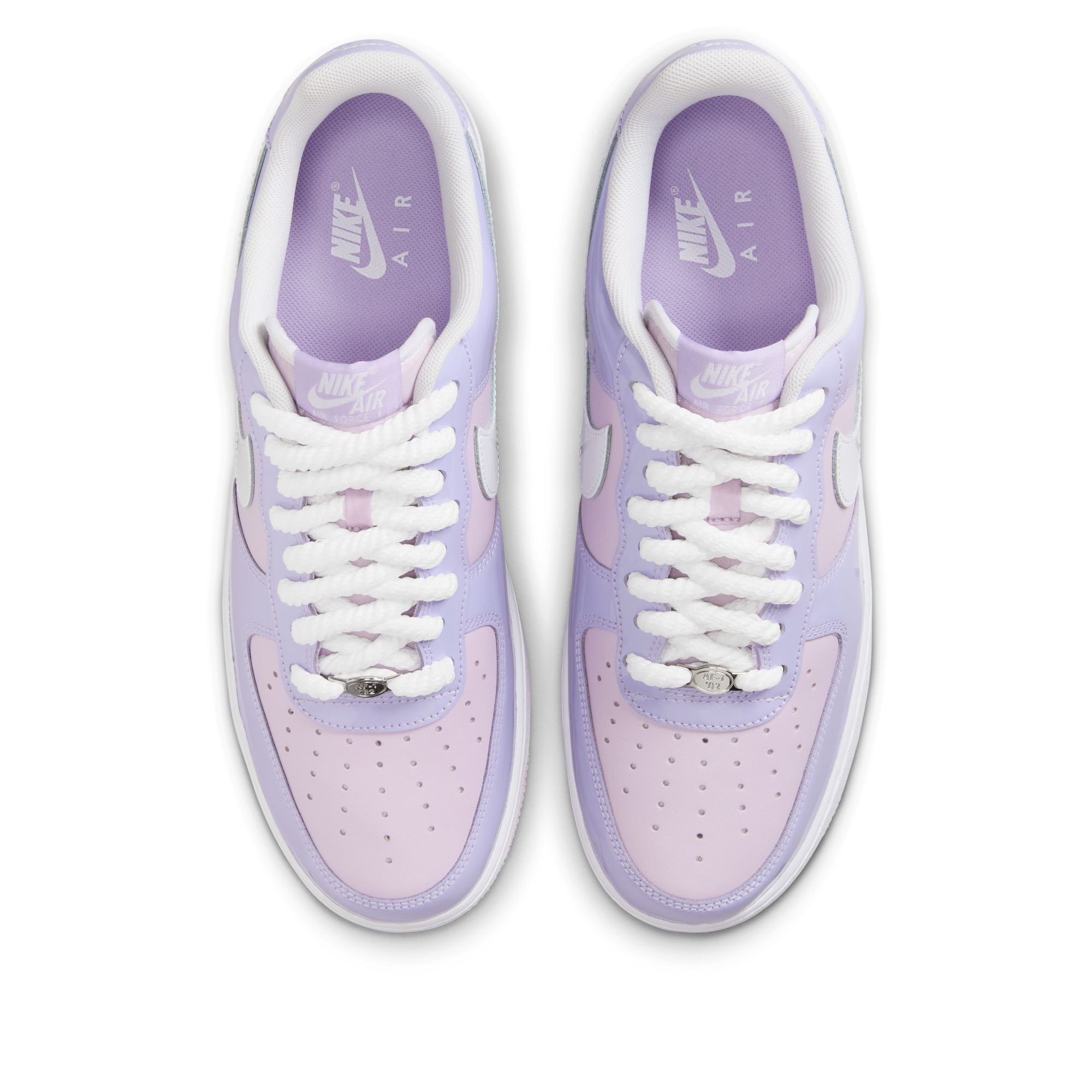 Nike Air Force 1 '07 LV8 Sneakers - Hydrangeas/White Colorway - Men's/Women's Casual Shoes for Streetwear & Everyday Wear