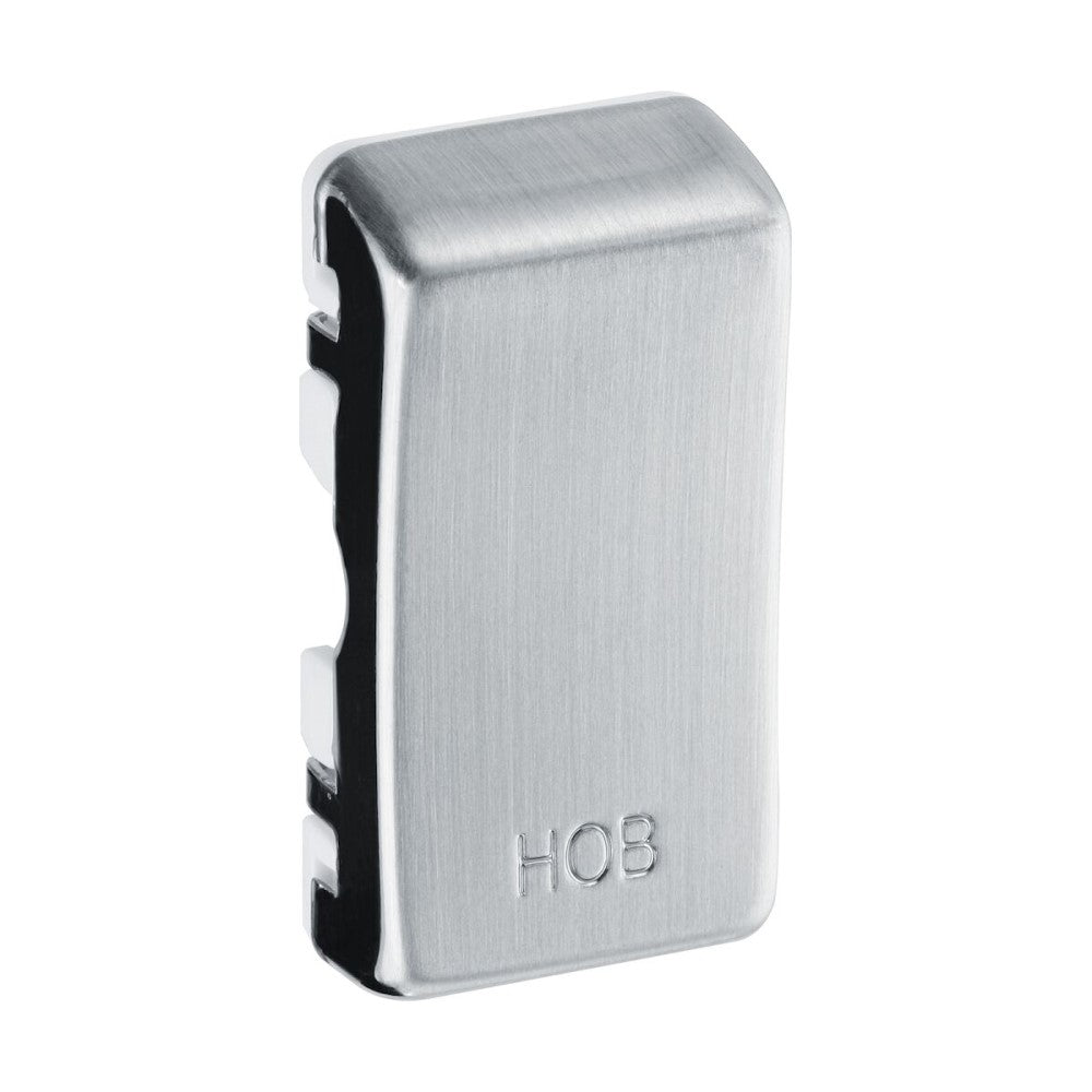 BG Nexus Brushed Stainless Steel Appliance Panel with Engraved Grid Rocker Switch - Perfect for Kitchen Upgrades, Home Renovations, and Modern Appliance Replacement