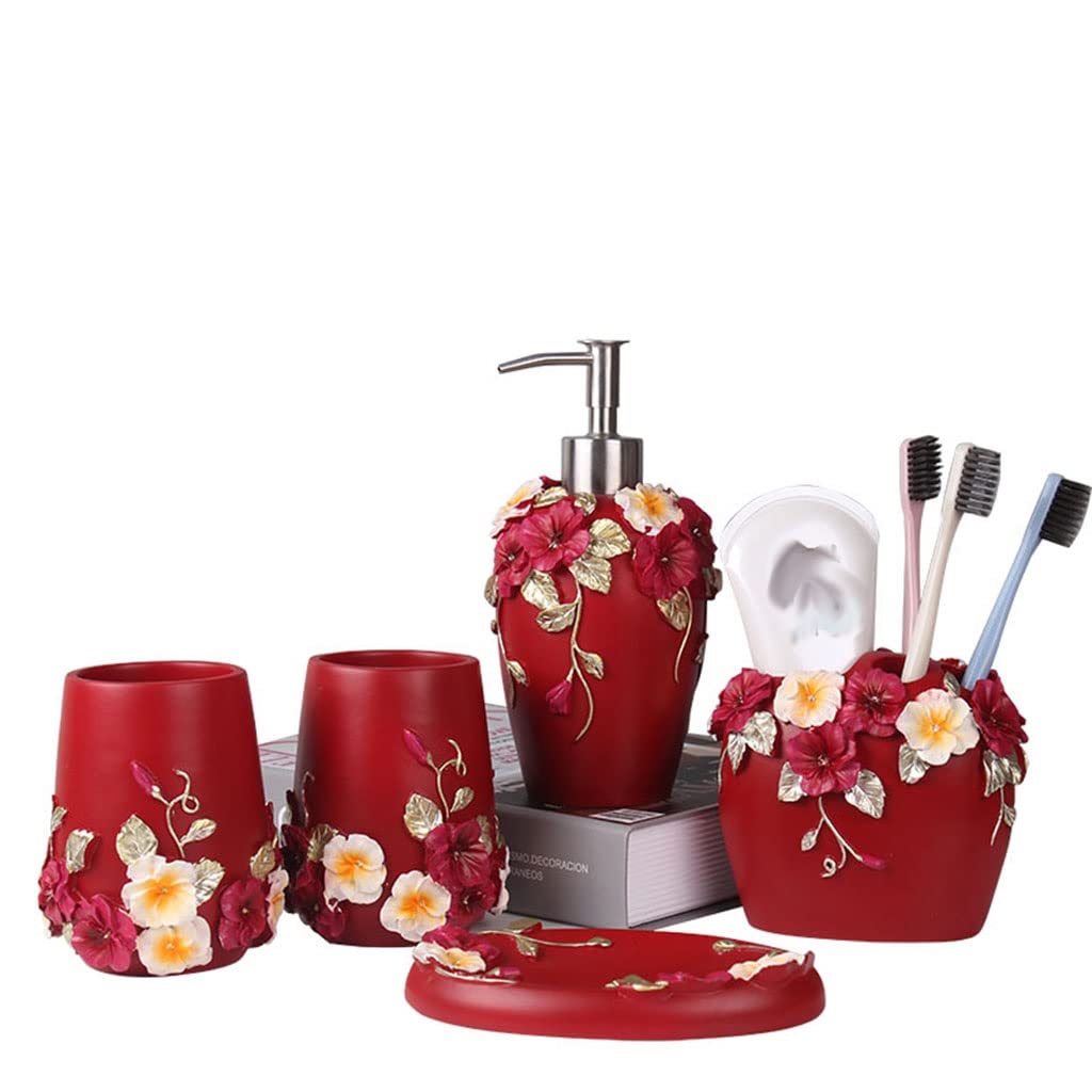 Premium Bathroom Essentials Set - Toothbrush Holder, Rinsing Cup & Soap Dish - Perfect Housewarming, Wedding & Newlywed Gift for Bathroom Organization