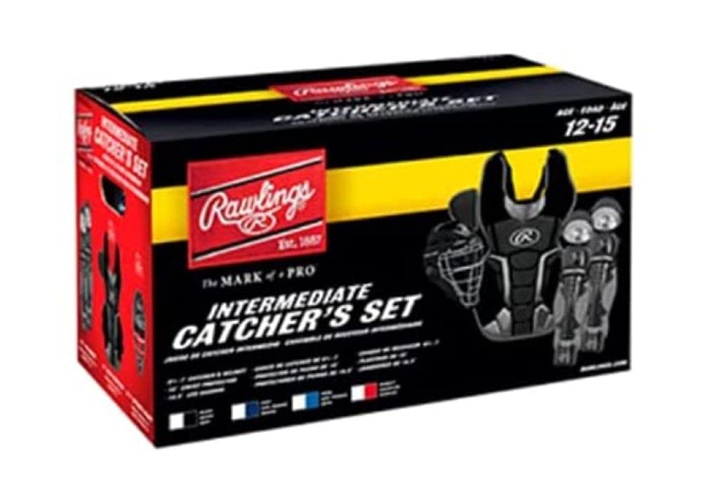 Rawlings Renegade Series Baseball Catcher's Set - NOCSAE Certified Protective Gear for Adults, Intermediate & Youth Players (Multiple Colors) | Perfect for Training, Games & Competitive Play