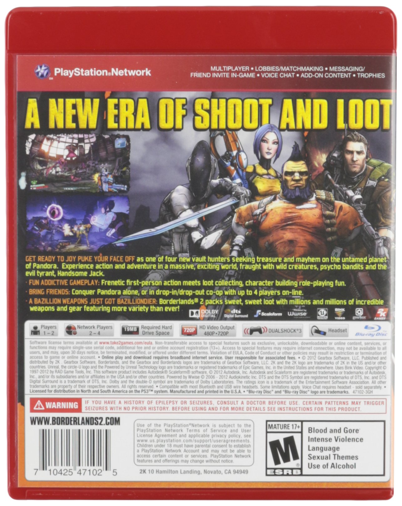 Borderlands 2 - PS3 Game | Action RPG Shooter for PlayStation 3 | Perfect for Co-op Gaming & Adventure Lovers