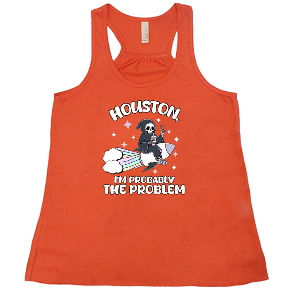Funny Houston I'm Probably the Problem T-Shirt - Astronaut Humor Graphic Tee for Space Lovers | Casual Wear & Gift Idea