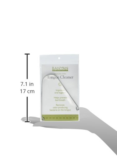 Banyan Botanicals Ayurvedic Tongue Cleaner for Oral Hygiene - Stainless Steel Tongue Scraper for Fresh Breath & Detox - Perfect for Daily Dental Care & Morning Routine