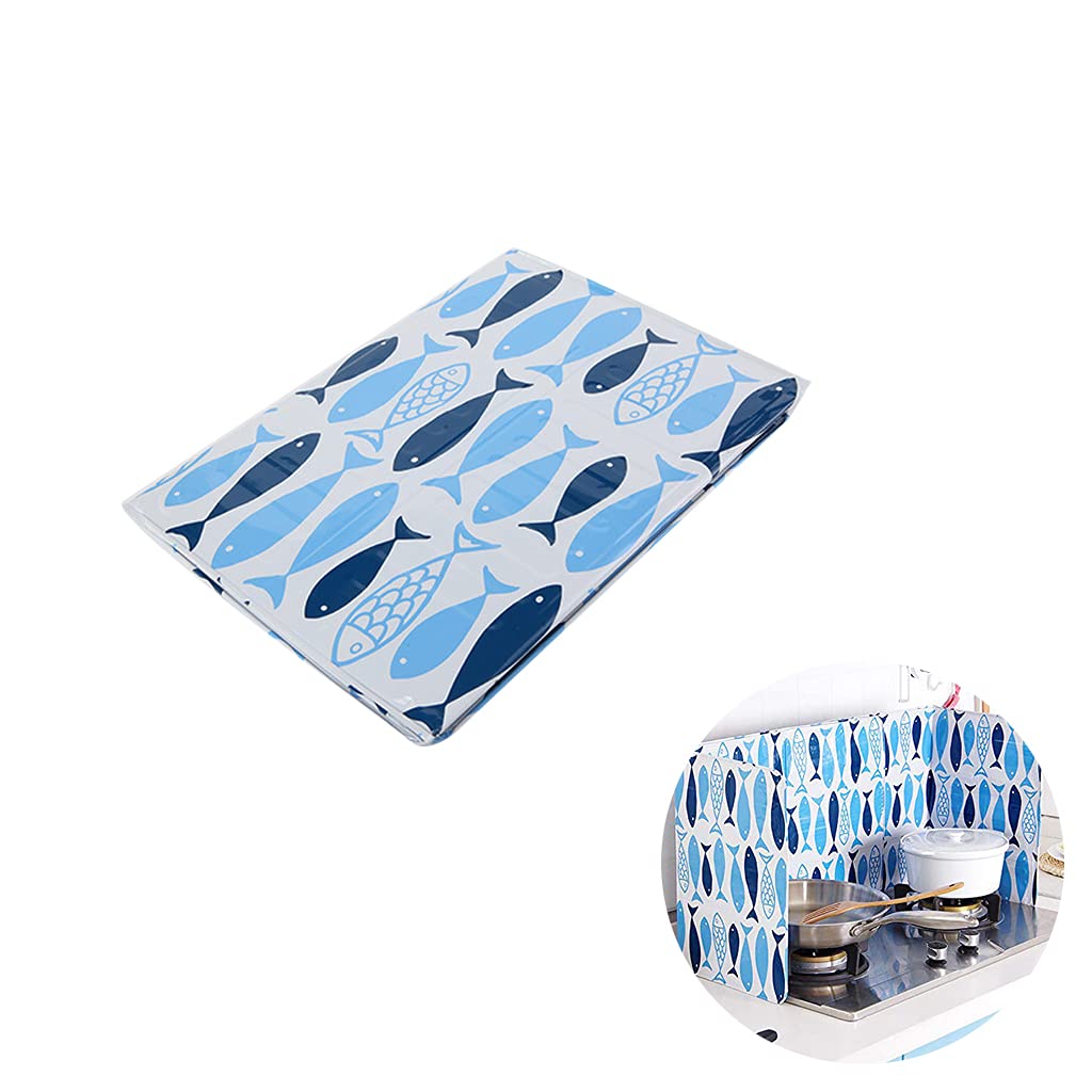 U-M Pulabo Splash Guard for Stove - Oil Splatter Protector, Heat Resistant Kitchen Baffle - Premium Quality Stove Top Cover for Cooking, Frying & Grilling - Perfect for Home Kitchen & Restaurant Use