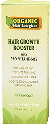 Organic Hair Growth Booster with Vitamin B5 - Stimulates Hair Growth & Strengthens Follicles - Pack of 4 for Men & Women - Perfect for Thinning Hair & Scalp Care
