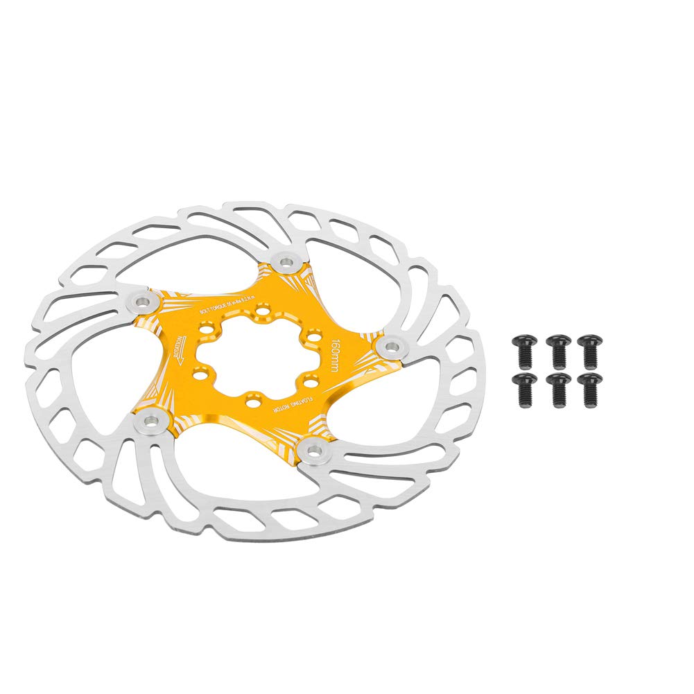 Premium Lightweight Mountain Bike Disc Brake Pads - 160mm/6.3in Replacement Brake Pads for MTB & Road Bikes | Durable Braking Performance for Trail Riding & Commuting