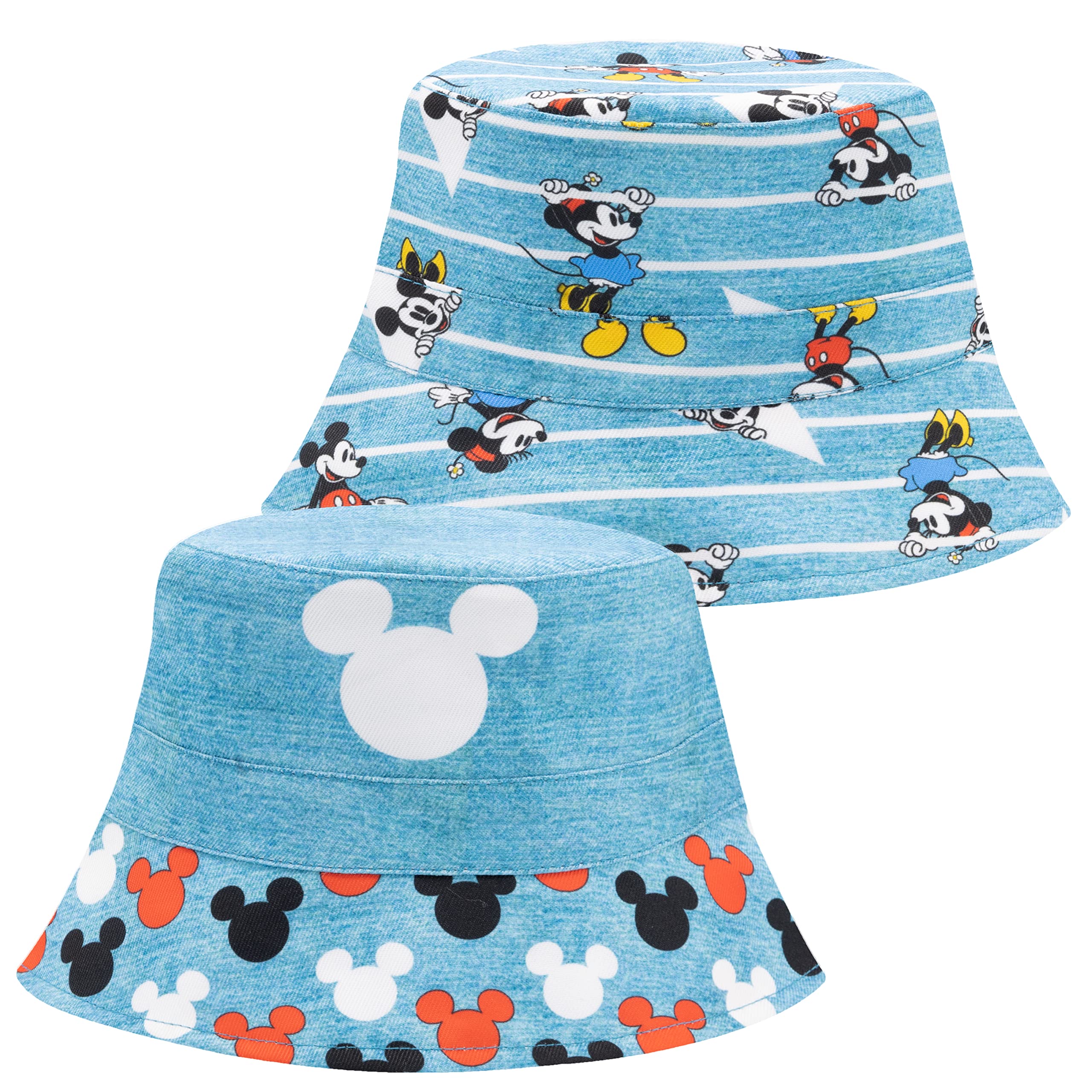 Mickey Mouse Kids Bucket Hat for Boys & Girls - Summer Sun Protection Beach Hat for Toddlers & Babies - UV Protection Outdoor Play, Beach Trips & Park Adventures