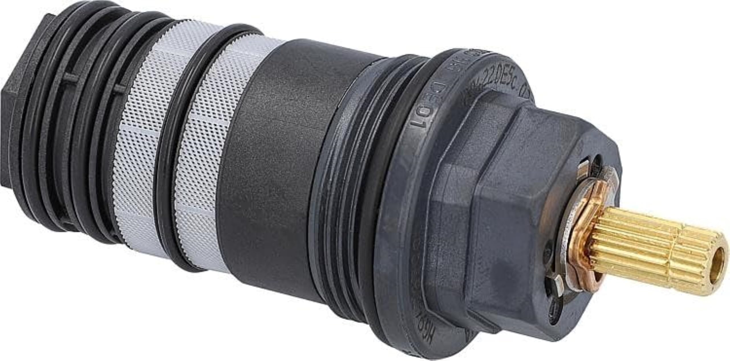 Hansgrohe 94282000 3/4-Inch Thermostatic Cartridge - Small Brass Replacement Part for Showers & Faucets - Perfect for Bathroom Renovation & Plumbing Repair