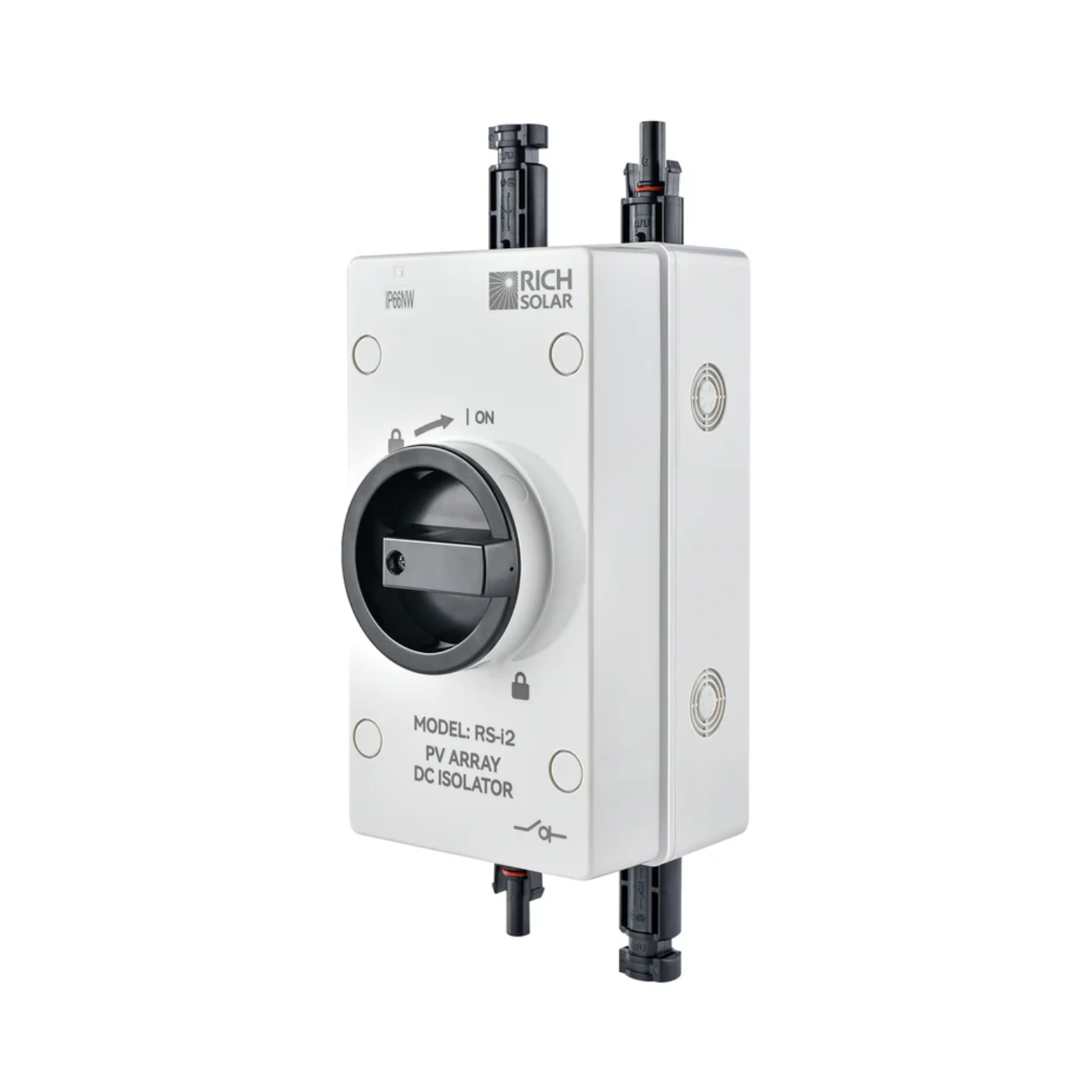 Rich Solar 30A 600V DC PV Disconnect Switch - Heavy Duty Solar Panel Isolator for Off-Grid Systems, RV, Marine & Home Solar Power Applications