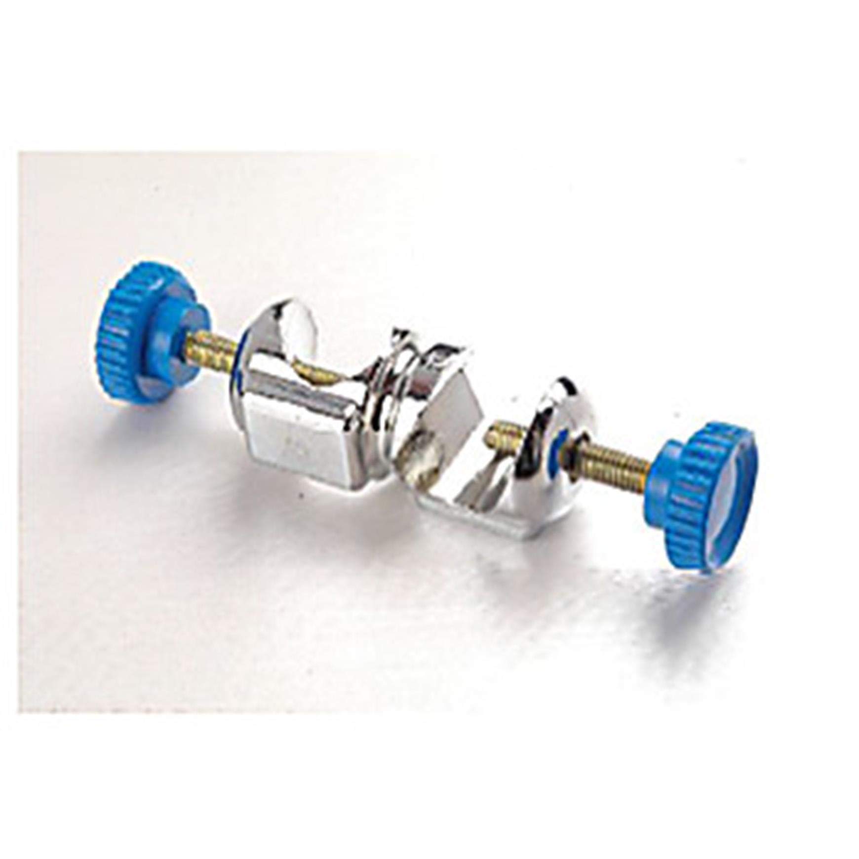 W200002 Synthware Bosshead Clamp for 15mm Rods - Chrome Plated with Plastic Head Screws | Perfect for DIY Projects, Pipe Fittings & Industrial Applications