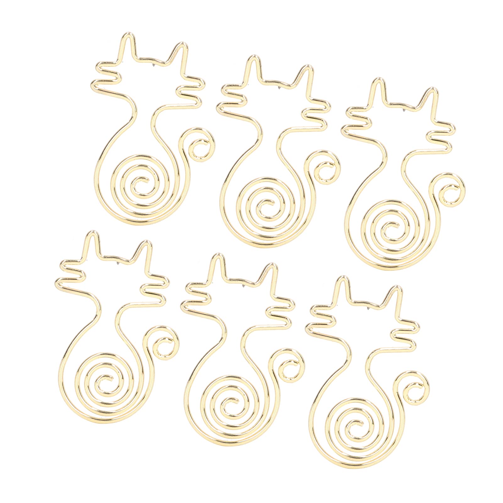Premium Gold Plated Paper Clips - 100pcs Mini Decorative Metal Clips for Office, School & Home Organization - Elegant Stationery for Documents, Notes & Crafts