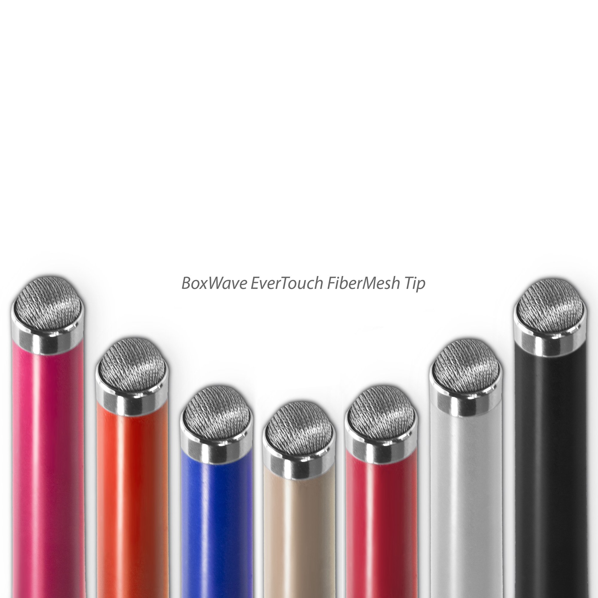 BoxWave EverTouch Capacitive Stylus Pen for Samsung Galaxy A21 - Precision Fiber Tip Stylus with Jet Black Finish - Perfect for Drawing, Note-Taking & Touchscreen Navigation