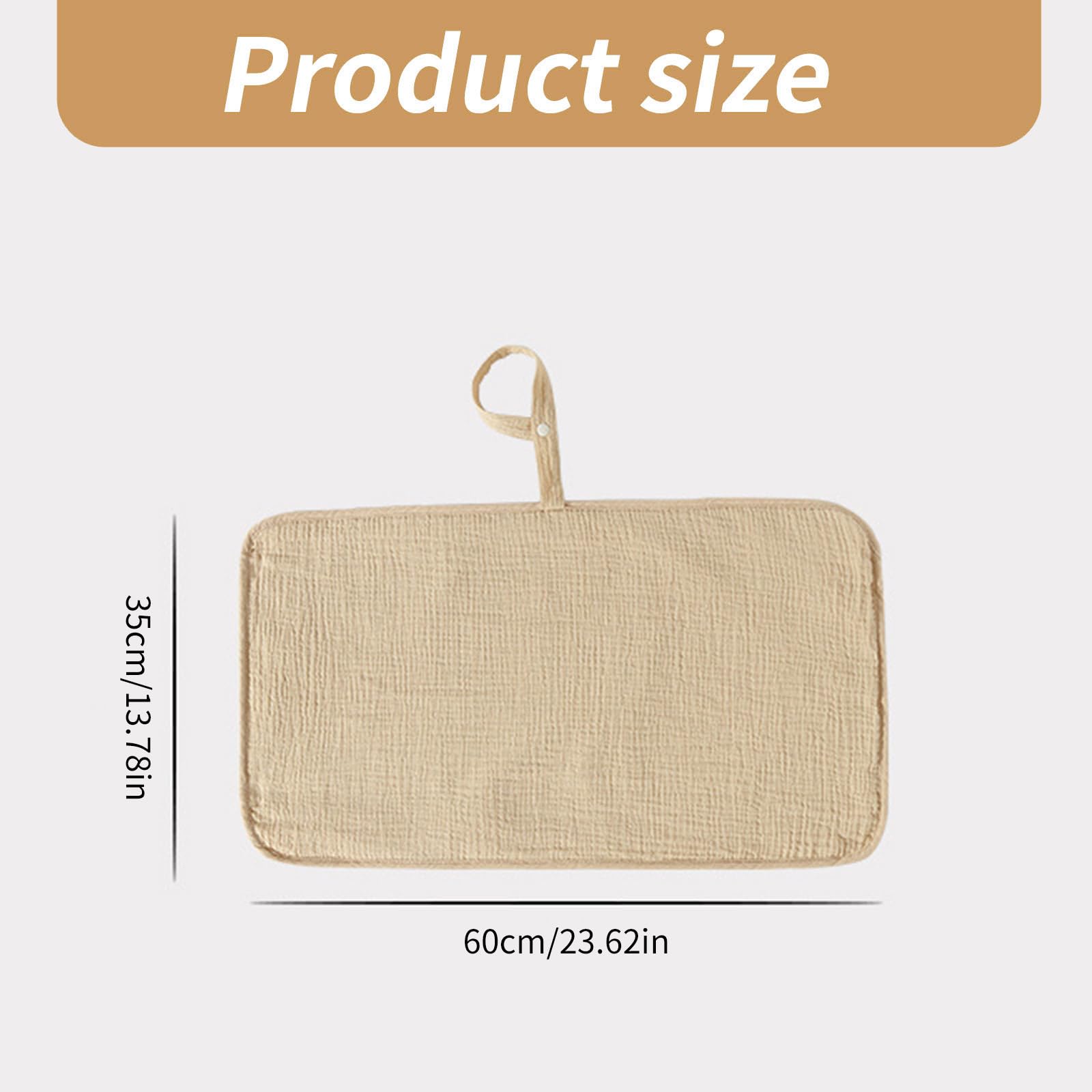 Waterproof Cotton Newborn Changing Pad - Portable Travel-Friendly Diaper Changing Mat for Babies | Perfect for Nursery, On-the-Go & Baby Shower Gifts
