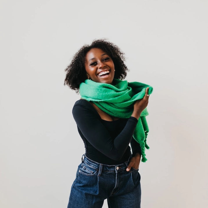 Seattle Days Fringe Scarf - Stylish Women's Fashion Accessory for Fall & Winter, Perfect for Casual Outfits, Office Wear and Holiday Parties