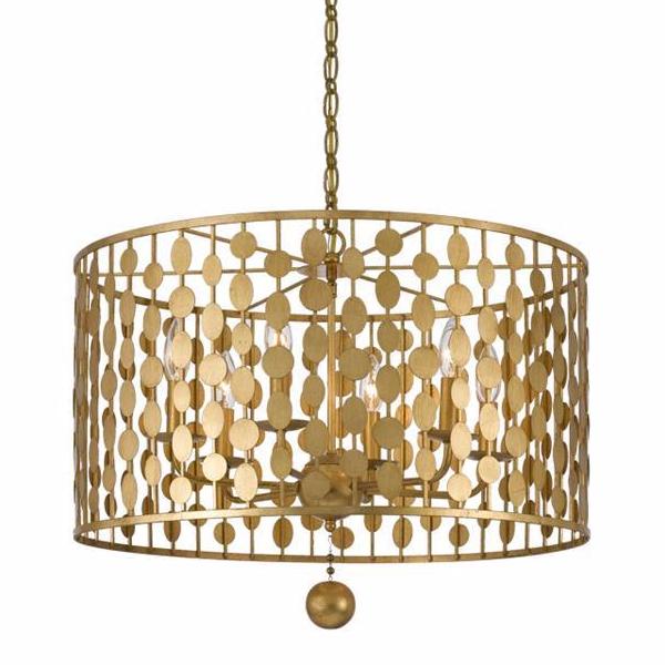 Elegant Cochran Crystal Chandelier - Modern Ceiling Light Fixture for Dining Room, Living Room & Bedroom - Perfect for Home Decor & Wedding Venues