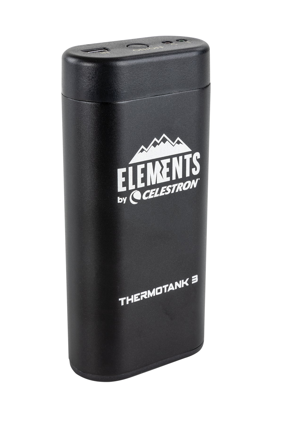 Celestron Elements ThermoTank 3 - Portable Electric Hand Warmer with USB Rechargeable Battery | Perfect for Winter Camping, Hiking & Outdoor Activities
