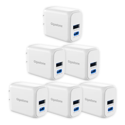 12W USB-C & USB-A Charger-6 Pack