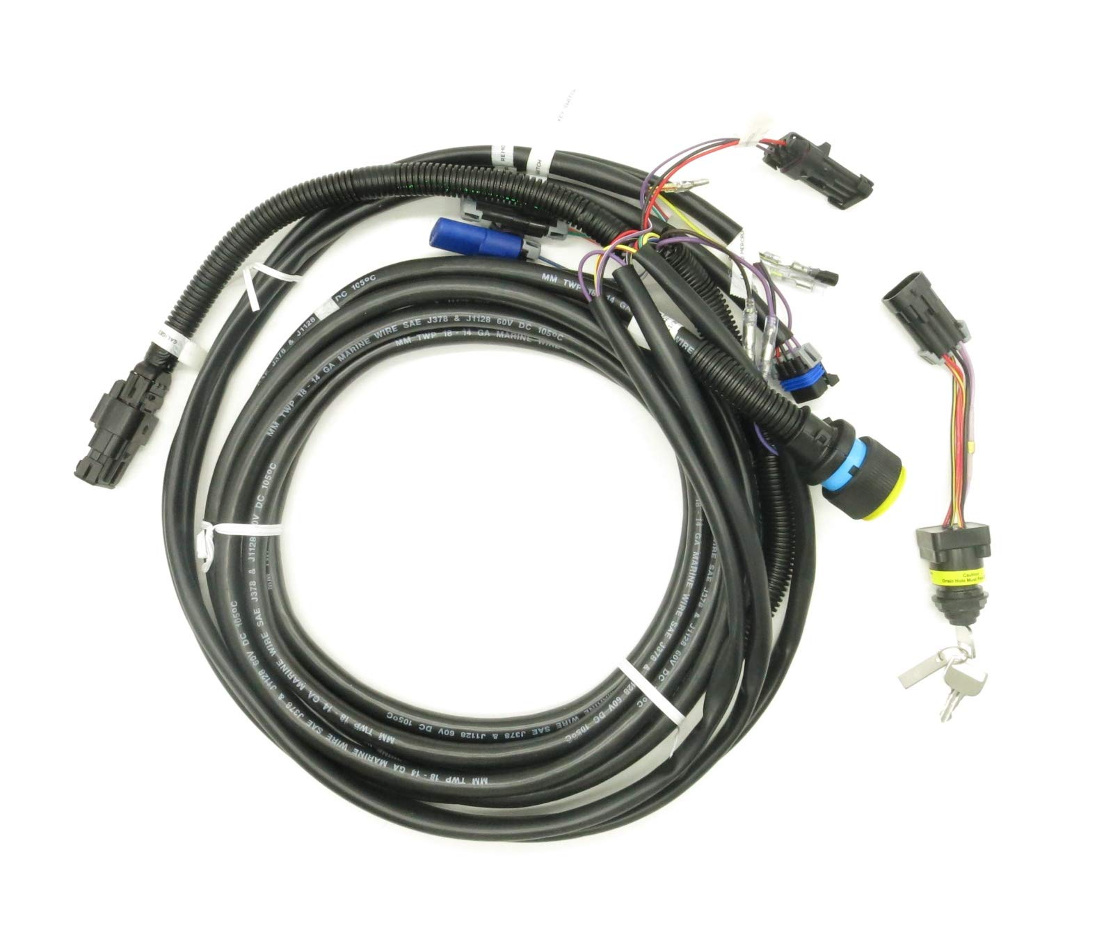 High-Quality Harness & Key Switch for Automotive & Marine Applications - Durable Electrical Components for Cars, Boats, and Industrial Equipment