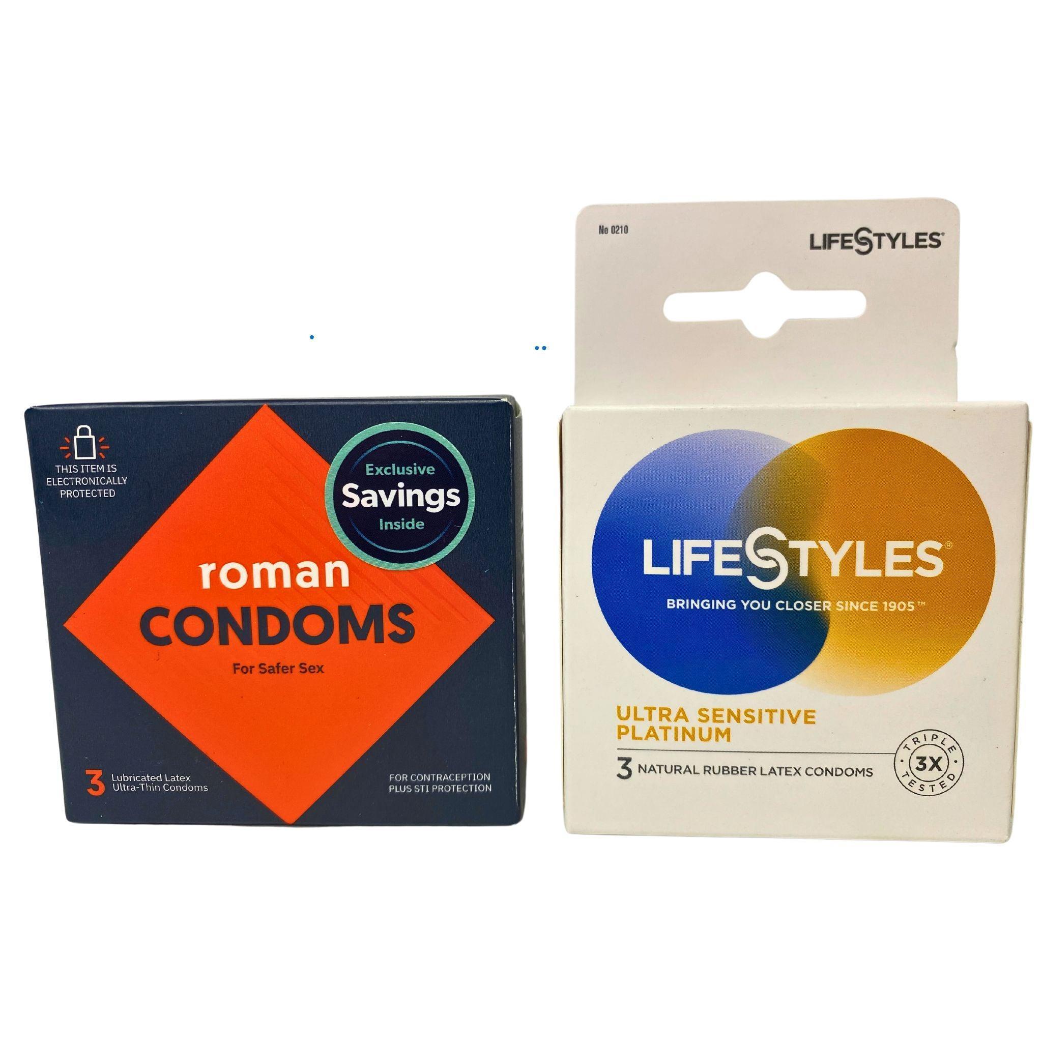 Lifestyles Ultra Sensitive Platinum Natural Rubber Latex Condoms - 85 Pack | Triple Tested for Safety & Comfort | Perfect for Couples & Sensitive Skin | Premium Protection for Intimate Moments