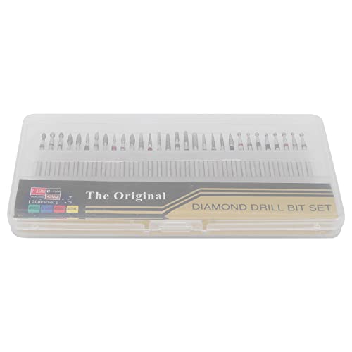 30PCS Professional Nail Drill Bits Set - Multi-Function Grinding, Polishing & Dead Skin Removal for Nail Artists & Salons | Perfect for Acrylic, Gel & Natural Nails at Home or Salon Use