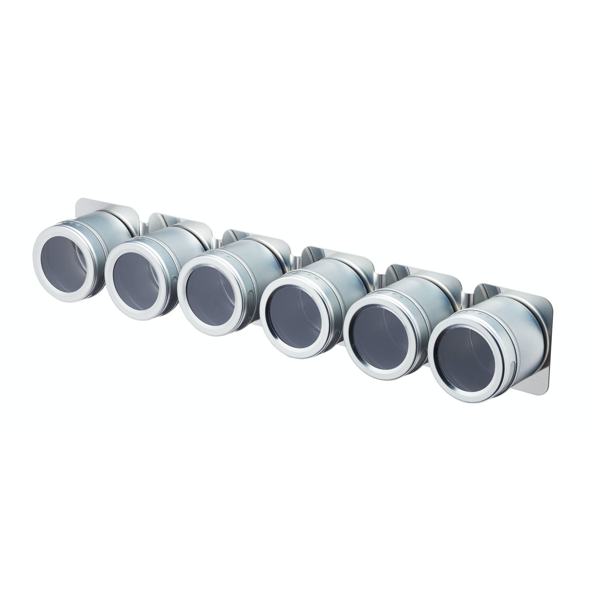 Premium 6-Jar Magnetic Spice Rack Organizer - Space-Saving Kitchen Storage for Refrigerator & Metal Surfaces - Perfect for Cooking, Baking & Meal Prep