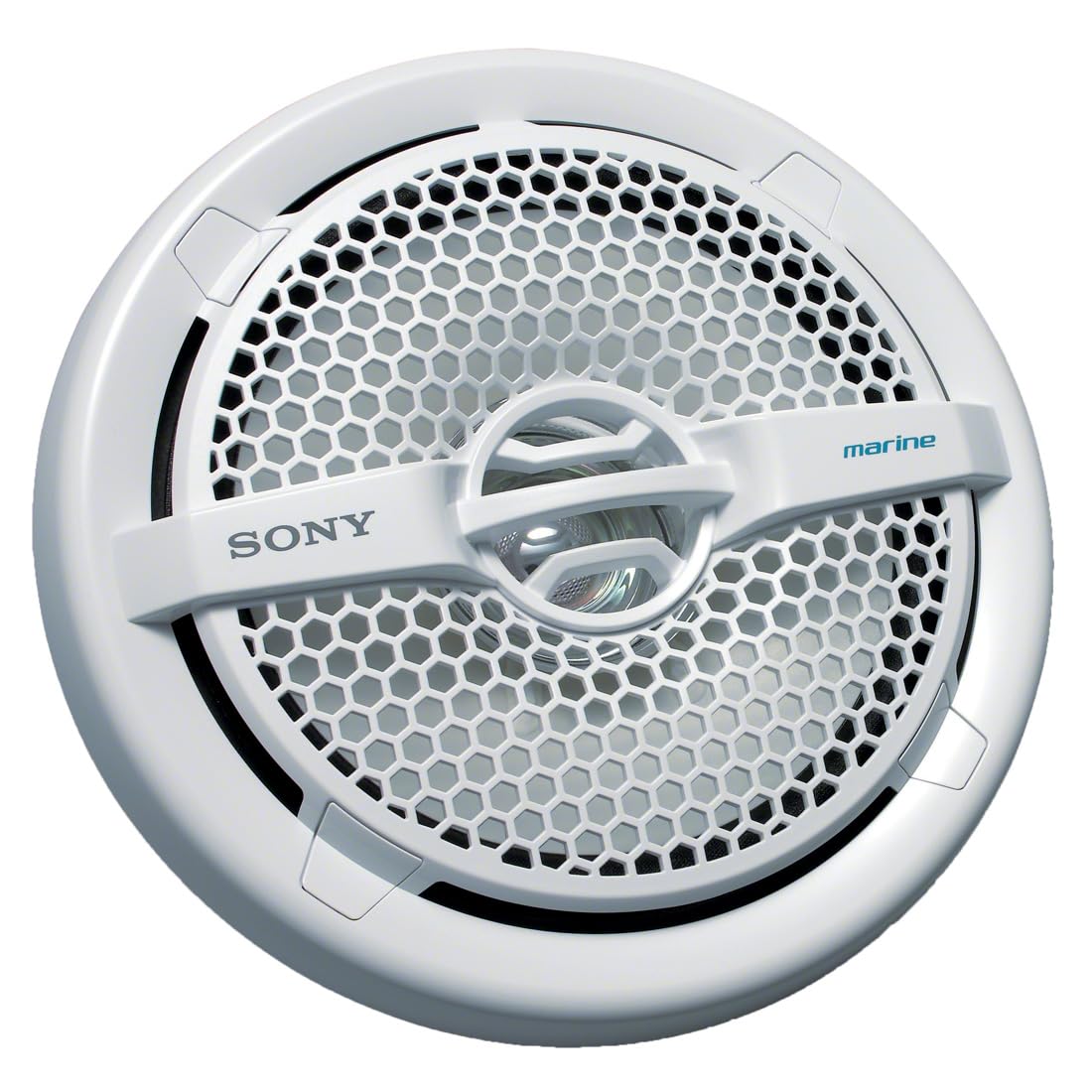 Sony Marine Audio Speakers - 6.5 Inch Waterproof Marine Stereo Speakers with Dual Cone Design for Boats, Pools, Outdoor Use - White (Perfect for Marine Audio Systems, Yacht Parties & Poolside Entertainment)