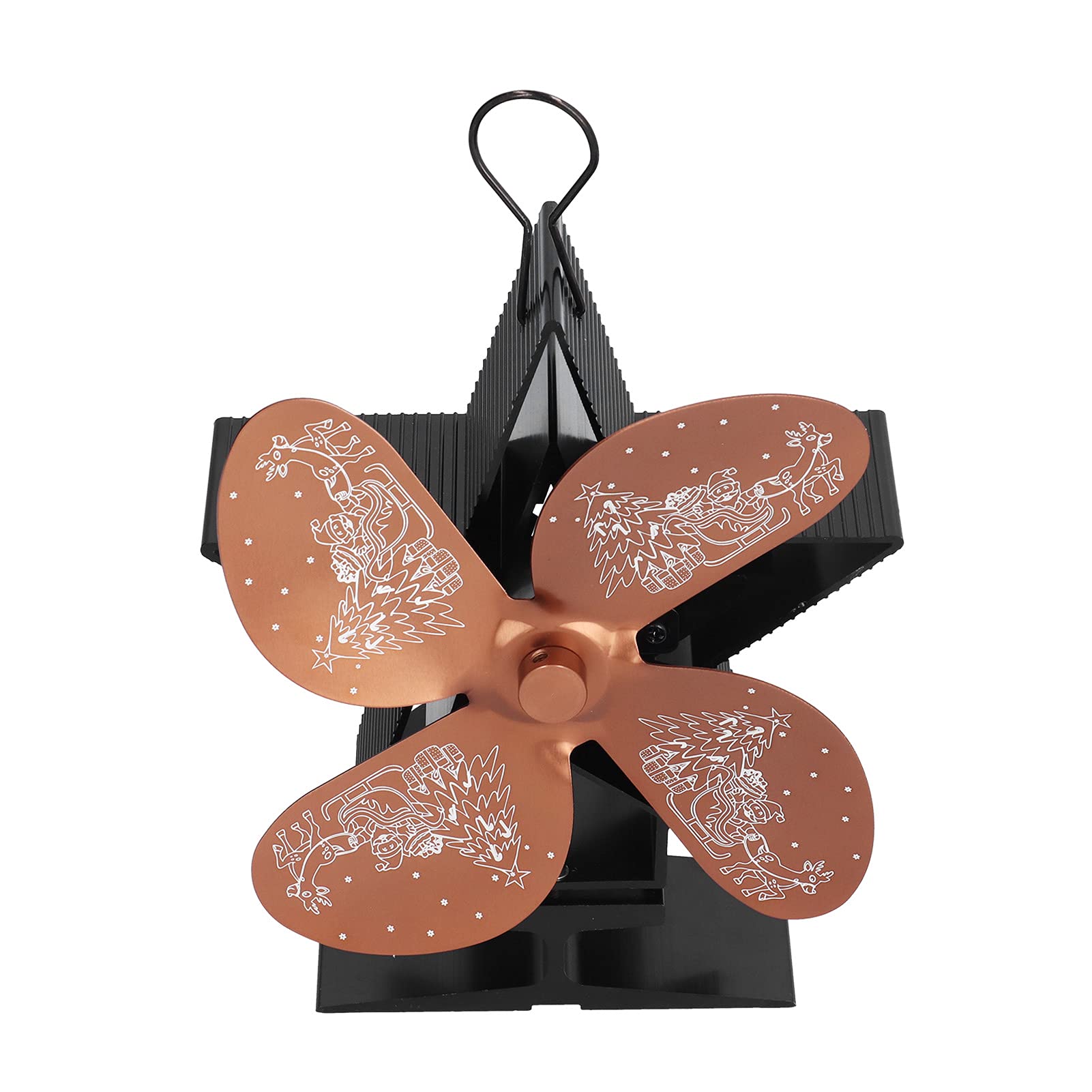 Fireplace Heat Fan - Aluminum Alloy for Home Heating & Living Room